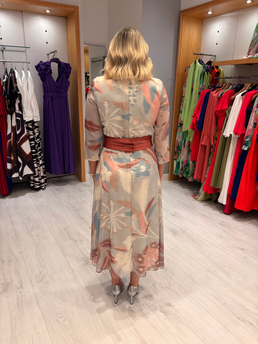 Rolemode Midi Print Dress