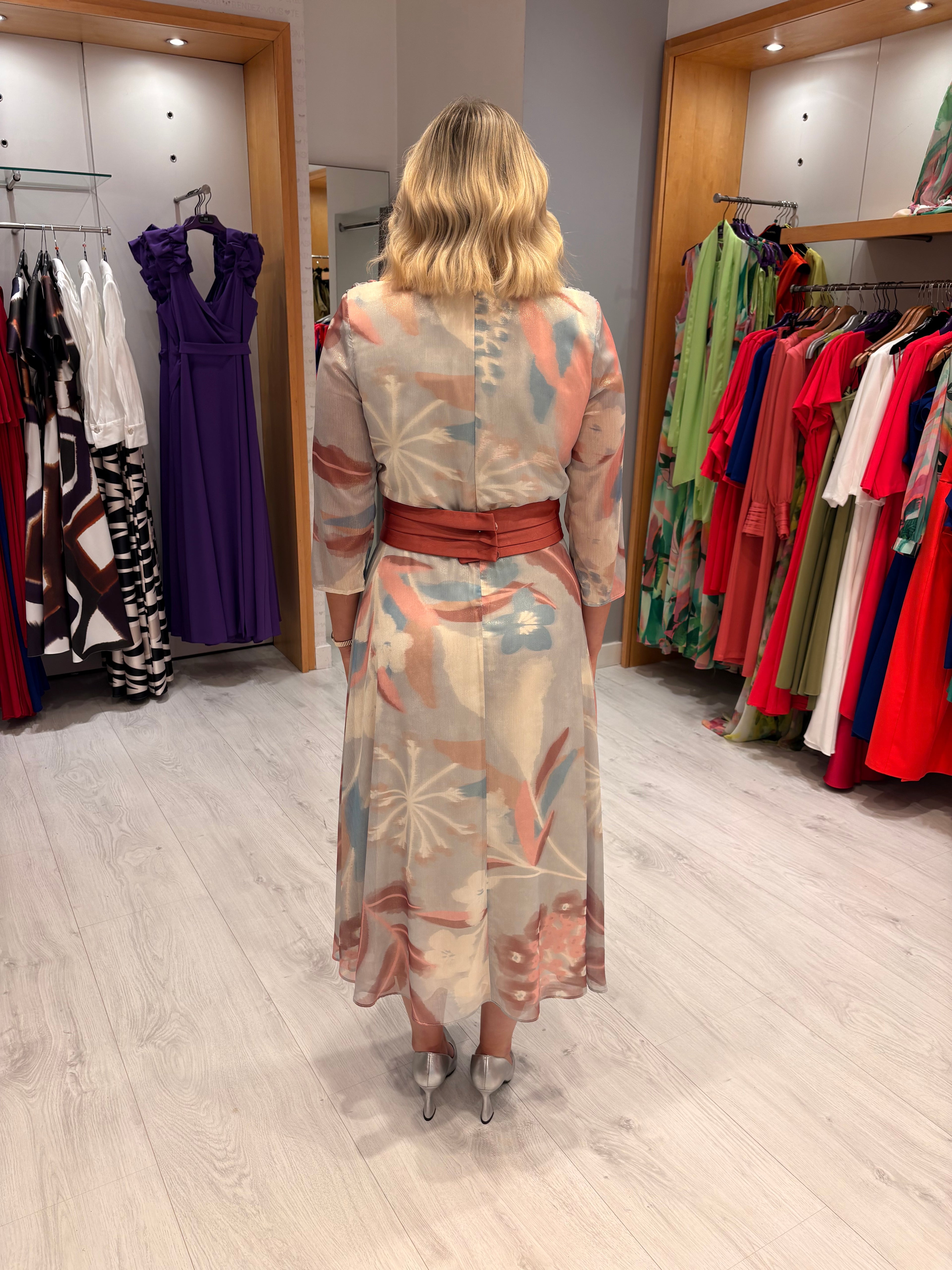 Rolemode Midi Print Dress