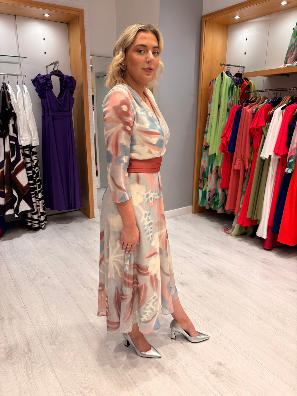 Rolemode Midi Print Dress