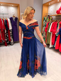 Carla Ruiz Royal Maxi Dress