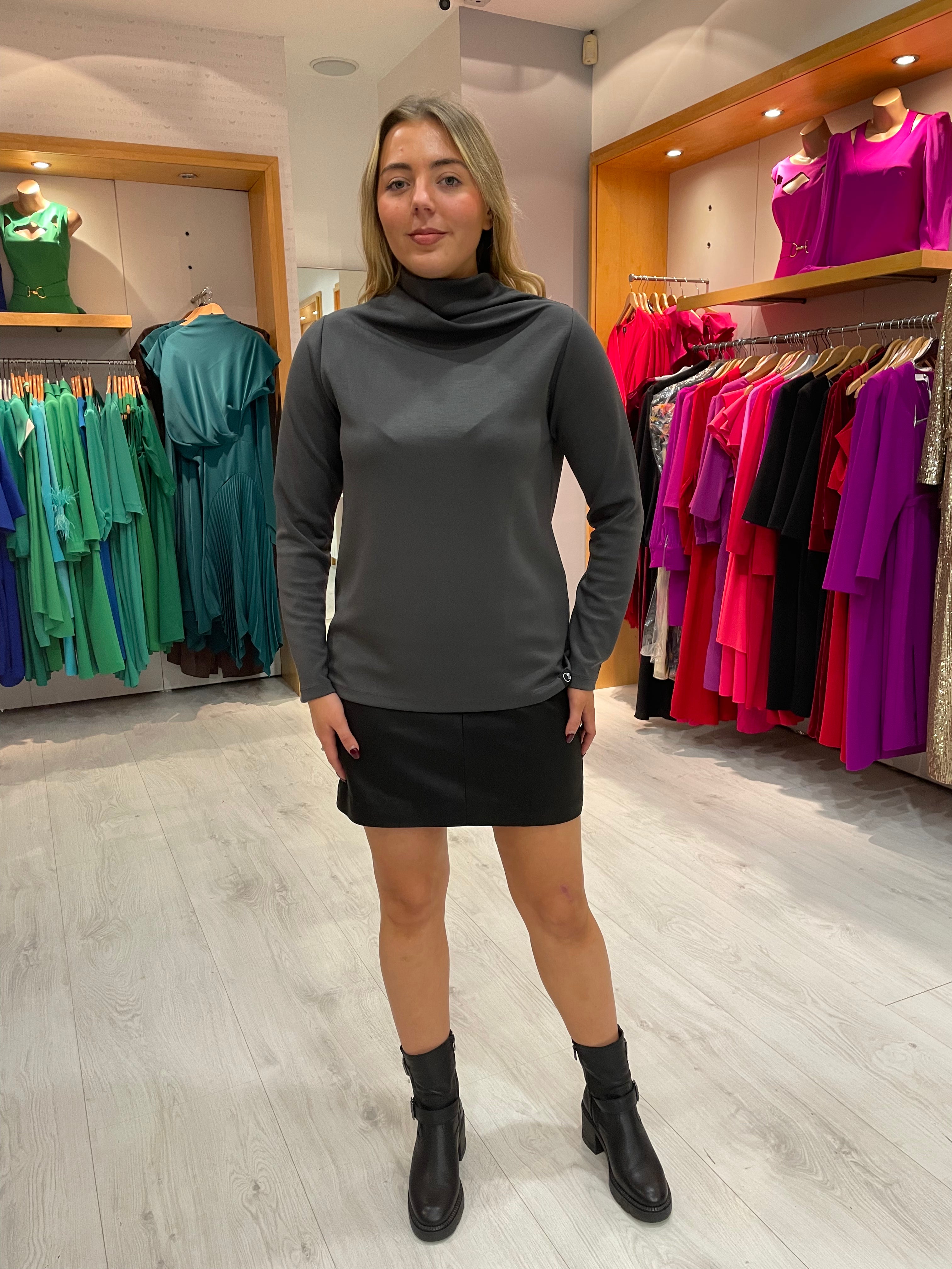 Zoso Dark Grey Jersey Sweater