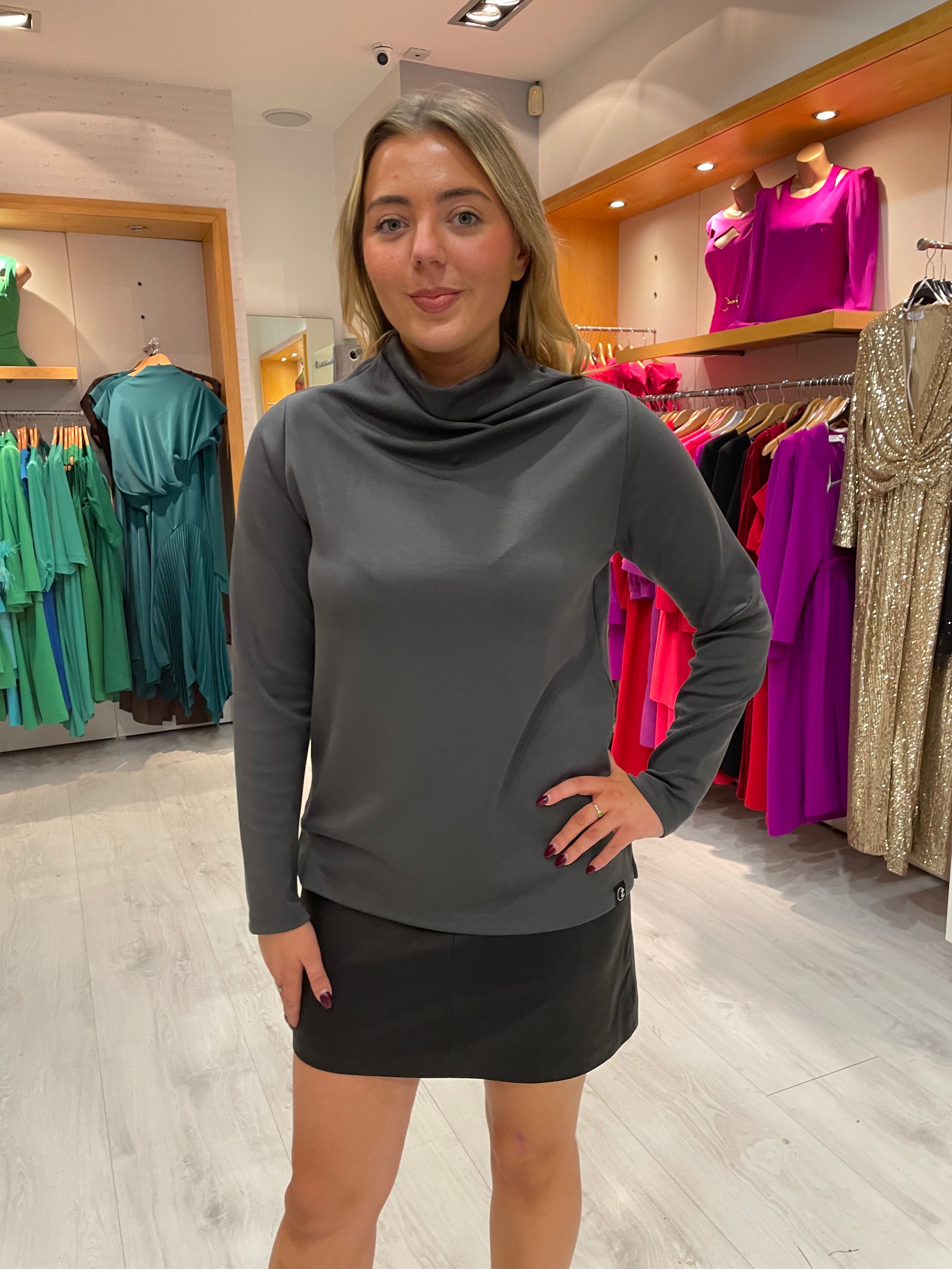 Zoso Dark Grey Jersey Sweater