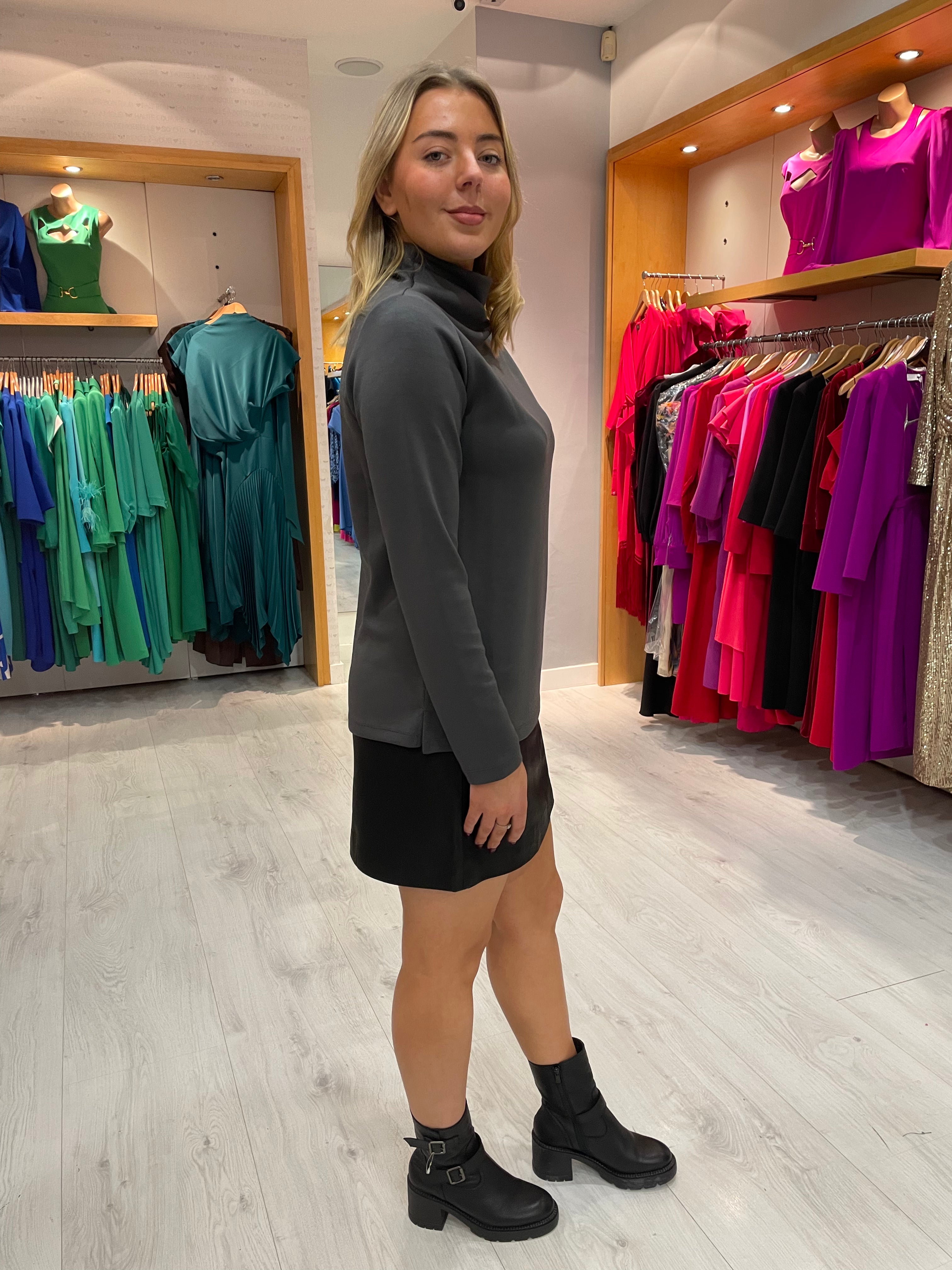 Zoso Dark Grey Jersey Sweater
