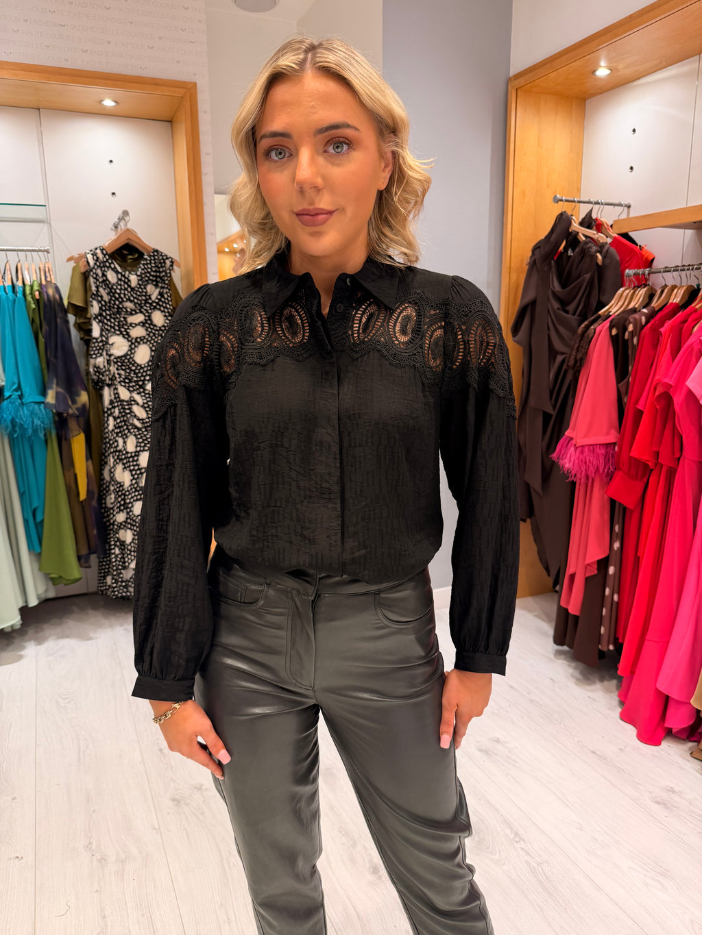 Co'Couture Lace Detail Blouse