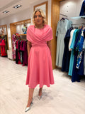 Kevan Jon Pink (ReversIble Cape Dress )