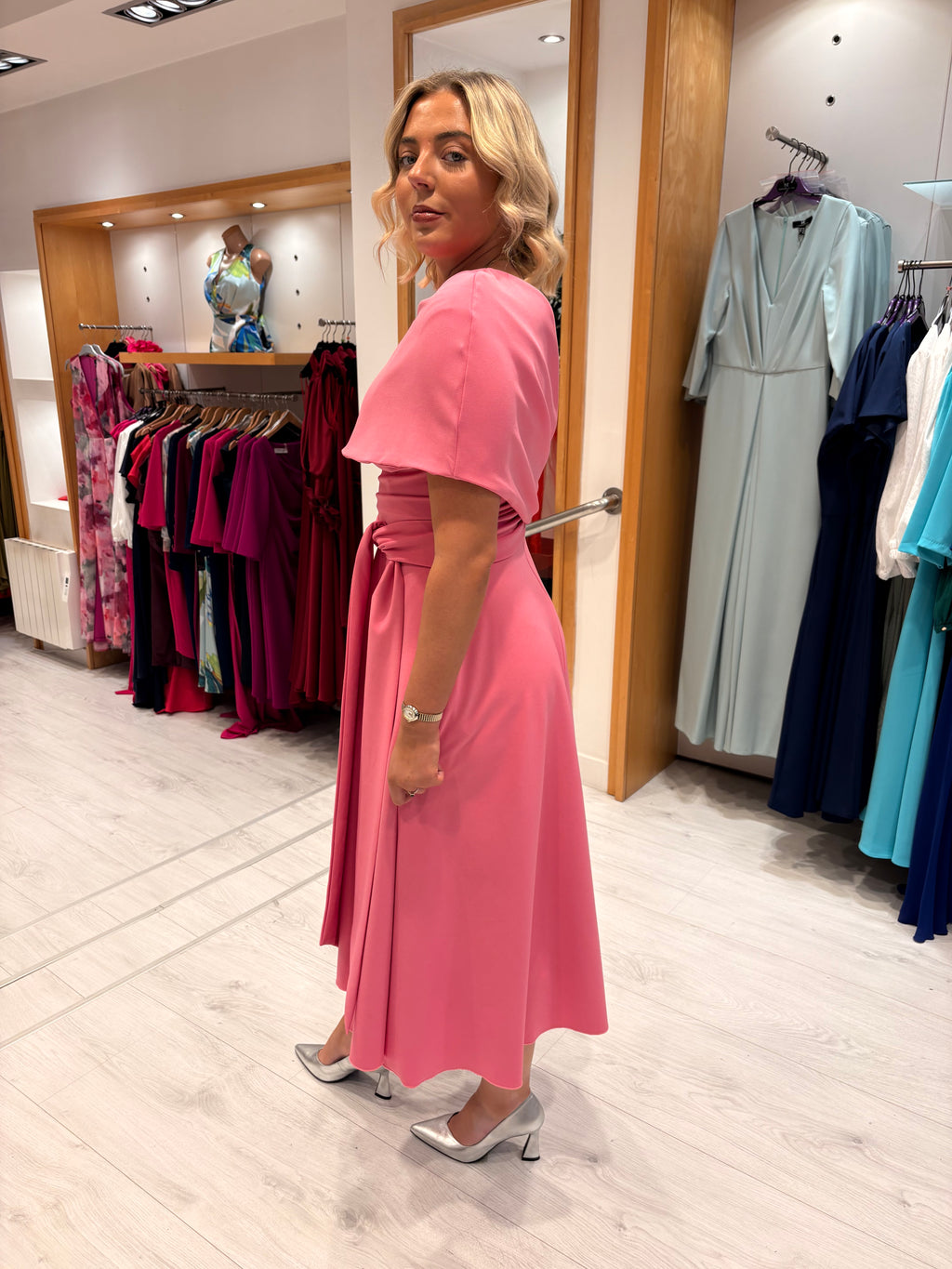Kevan Jon Pink (ReversIble Cape Dress )