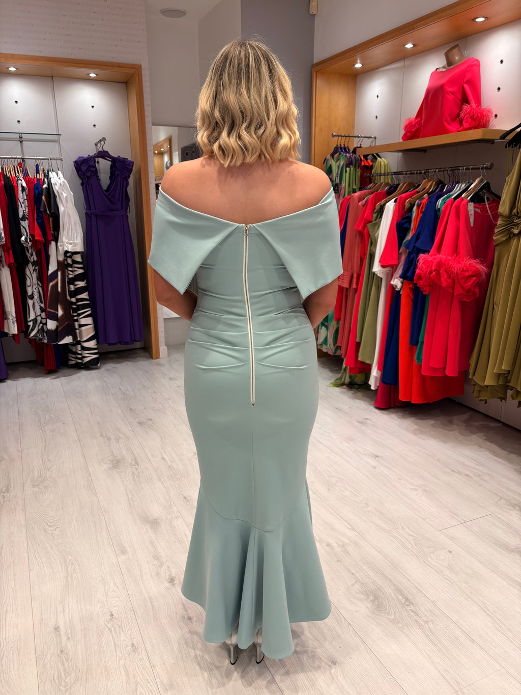Kevan Jon Blue Arabella Dress