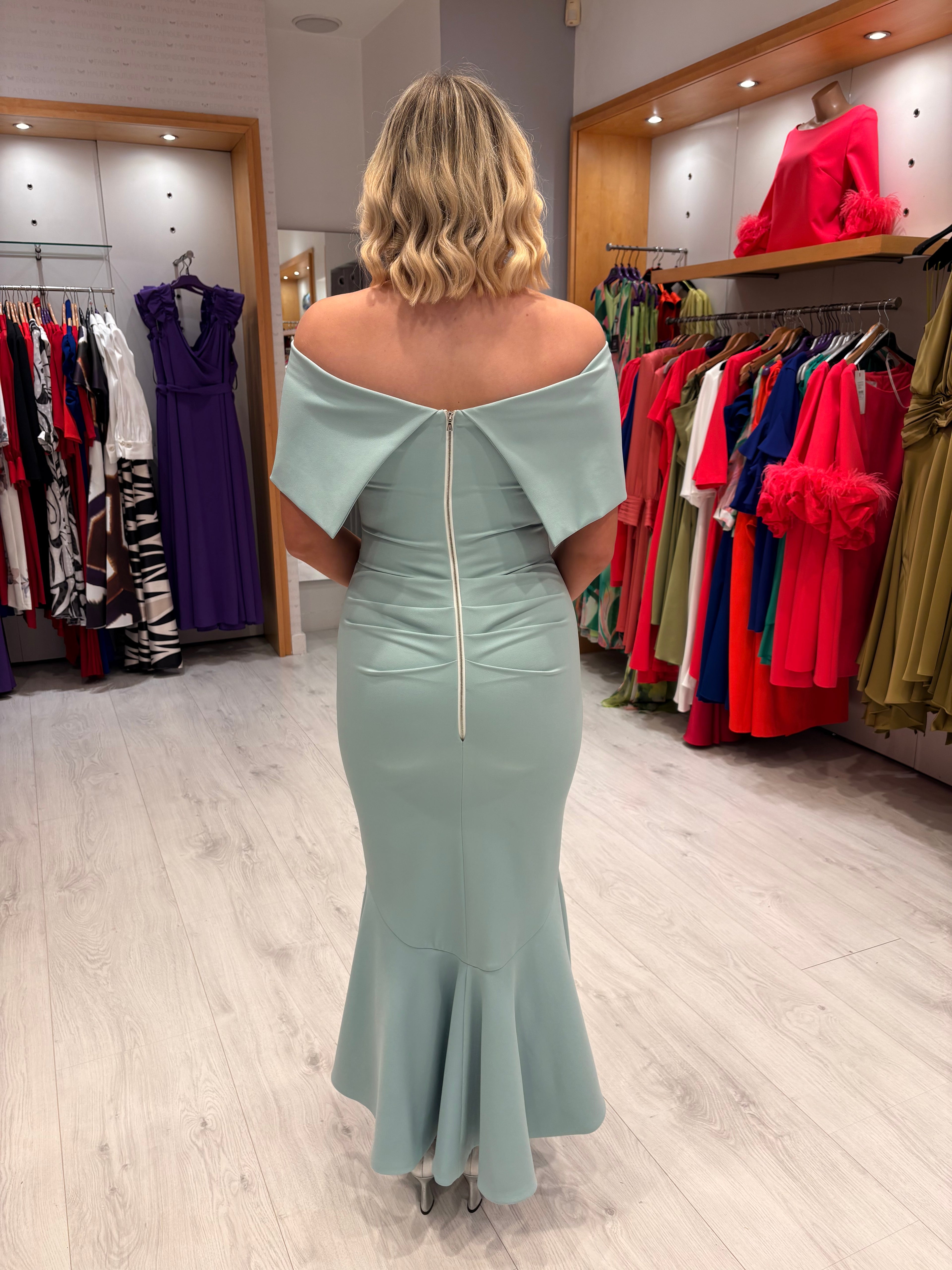 Kevan Jon Blue Arabella Dress