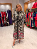 Emily lovelock Print Shirt Dress