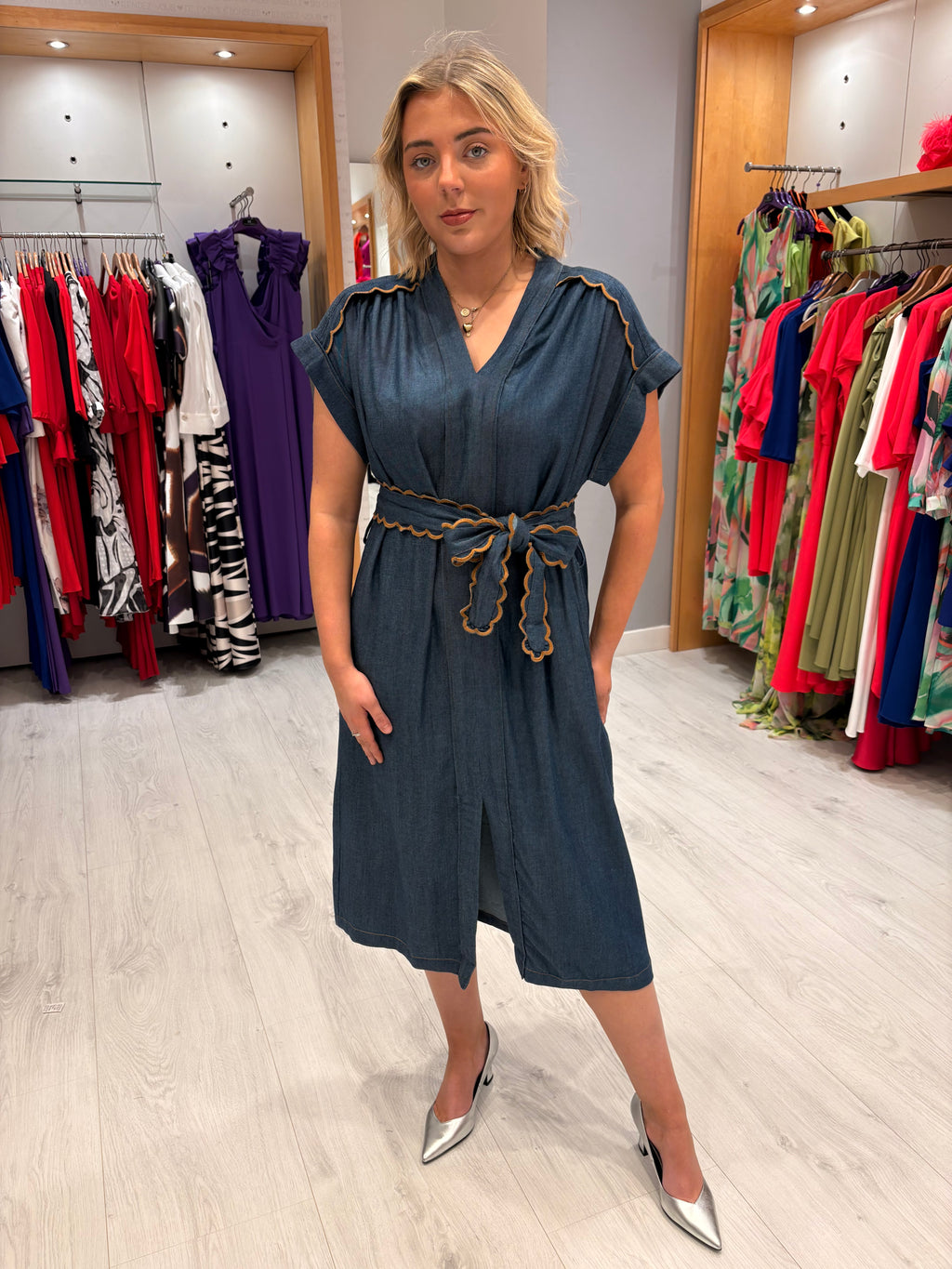 Emily Lovelock Denim Dress