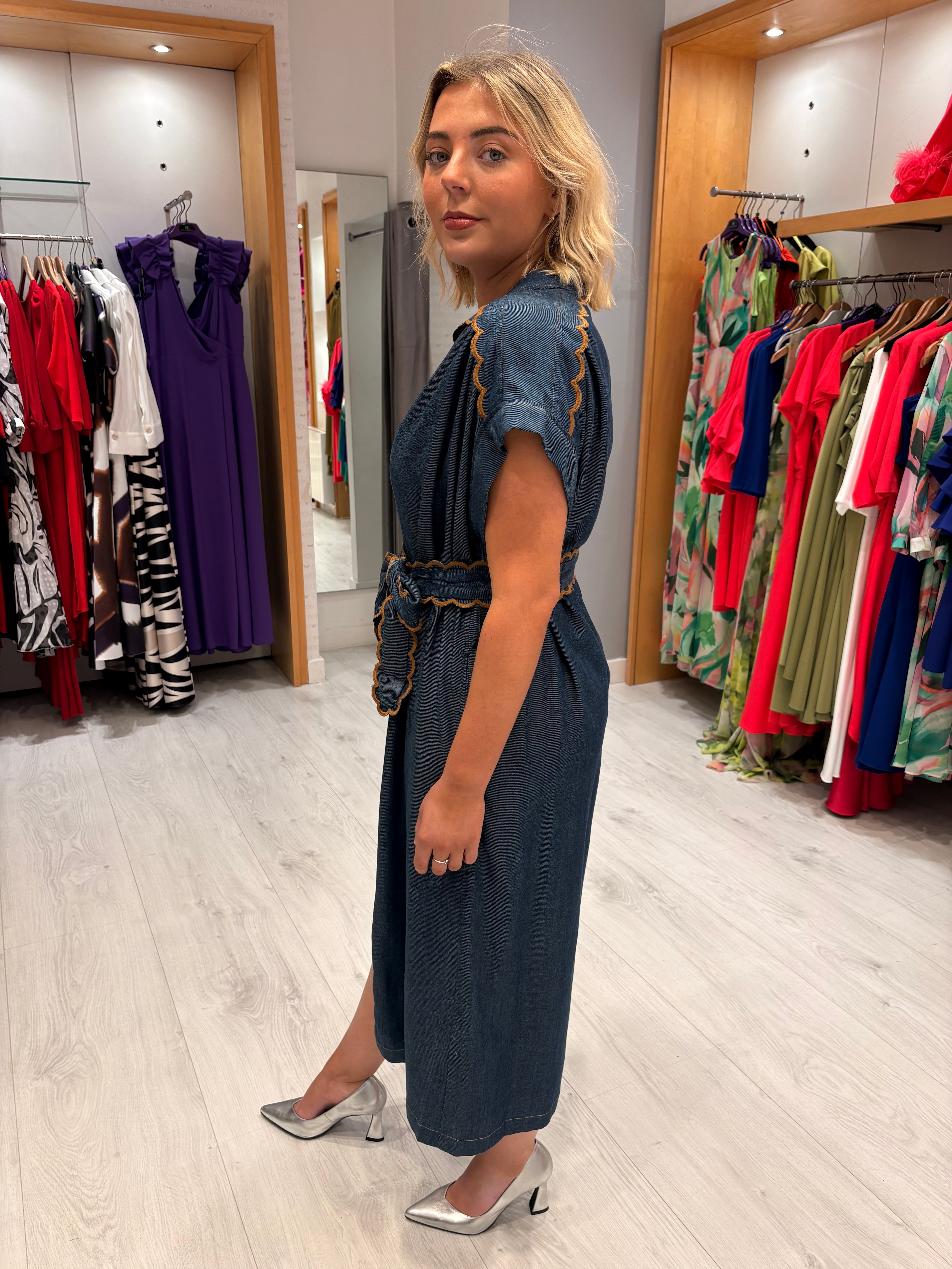 Emily Lovelock Denim Dress