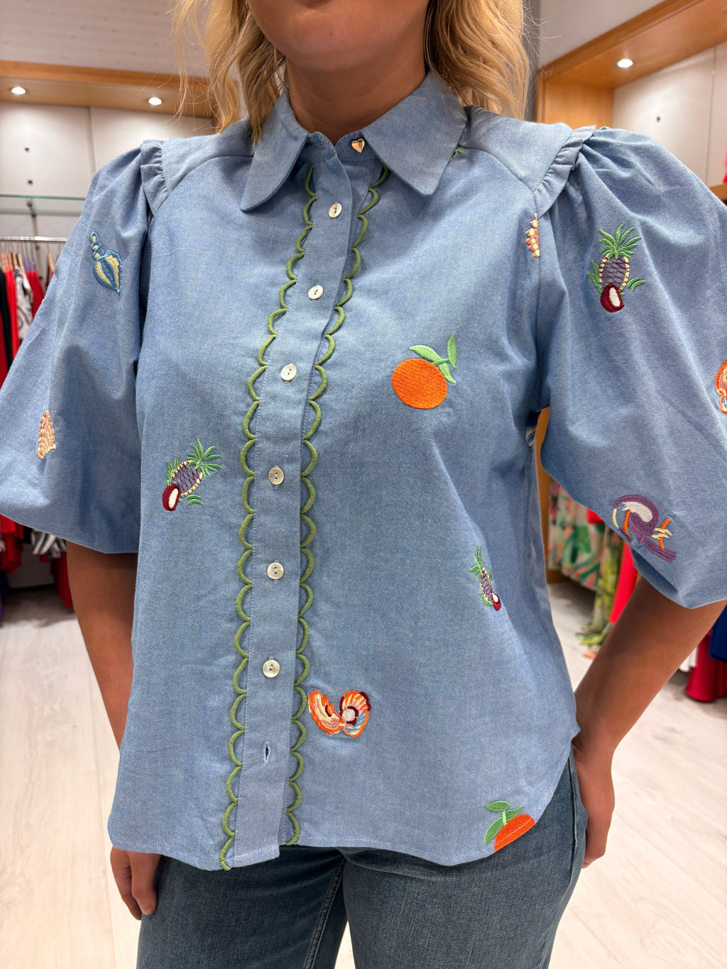 Emily Lovelock Patch Work Top
