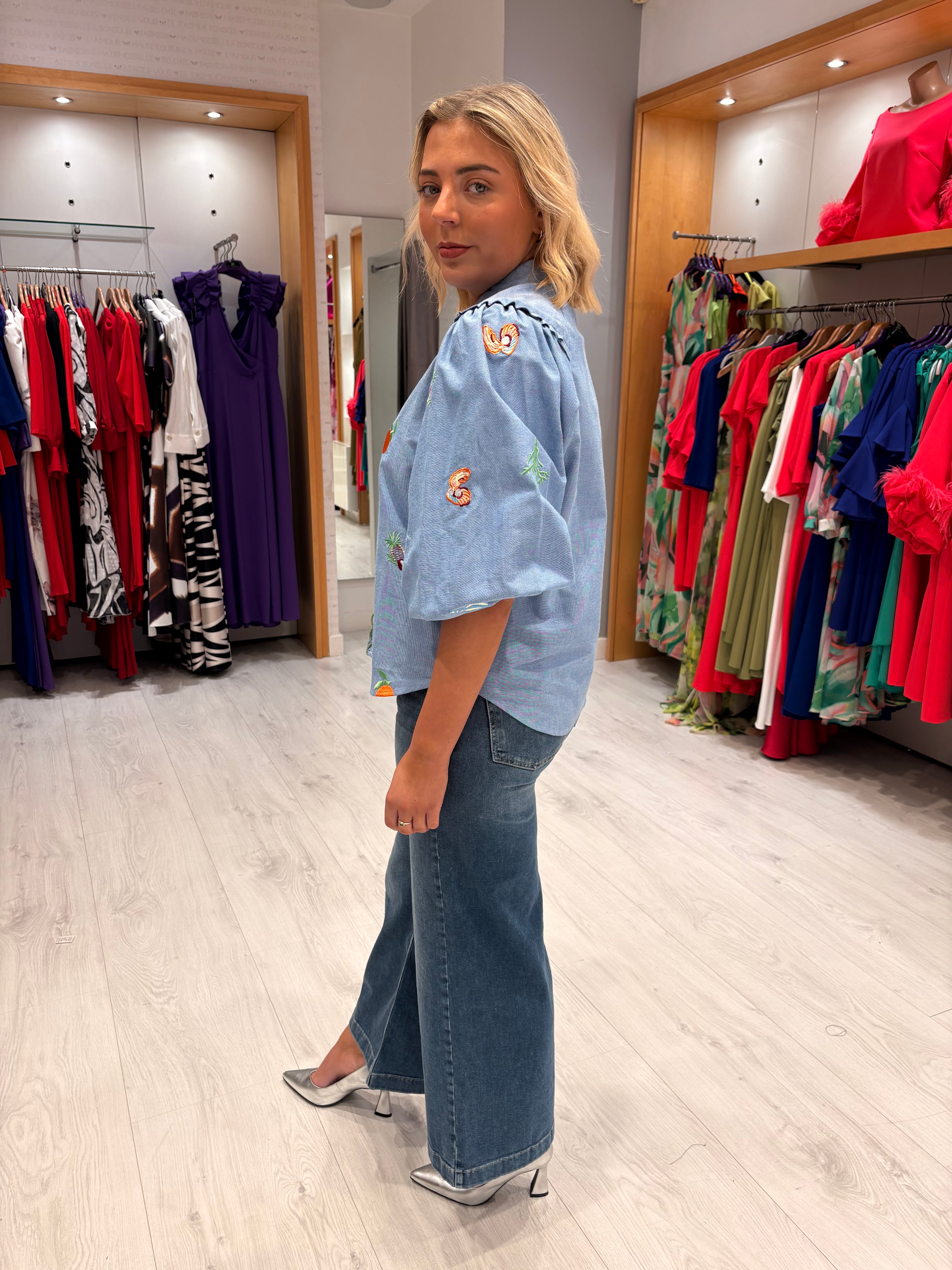 Emily Lovelock Patch Work Top