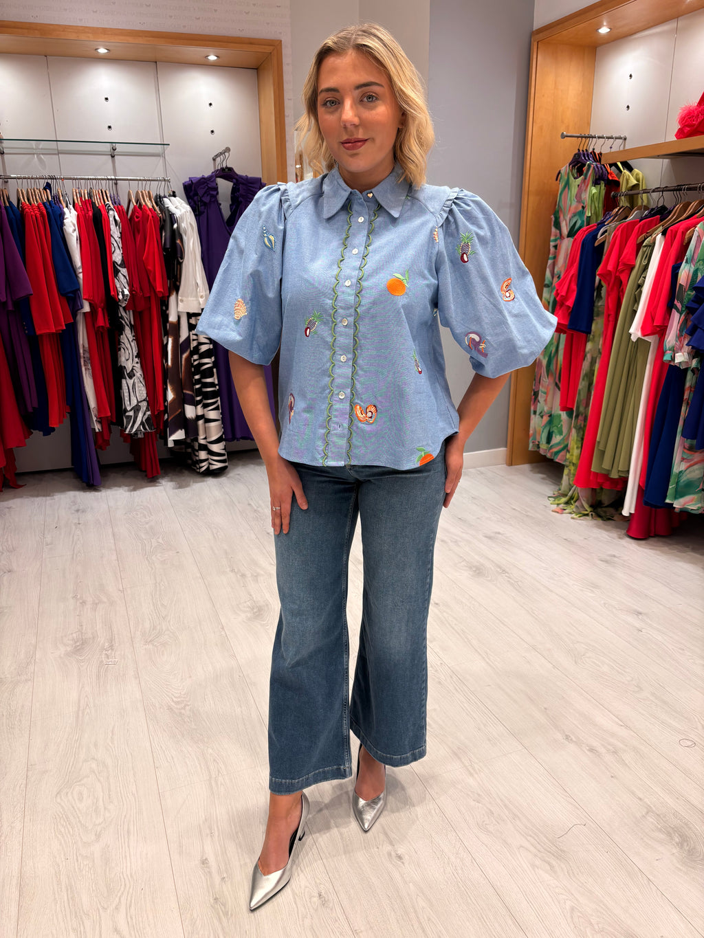 Emily Lovelock Patch Work Top