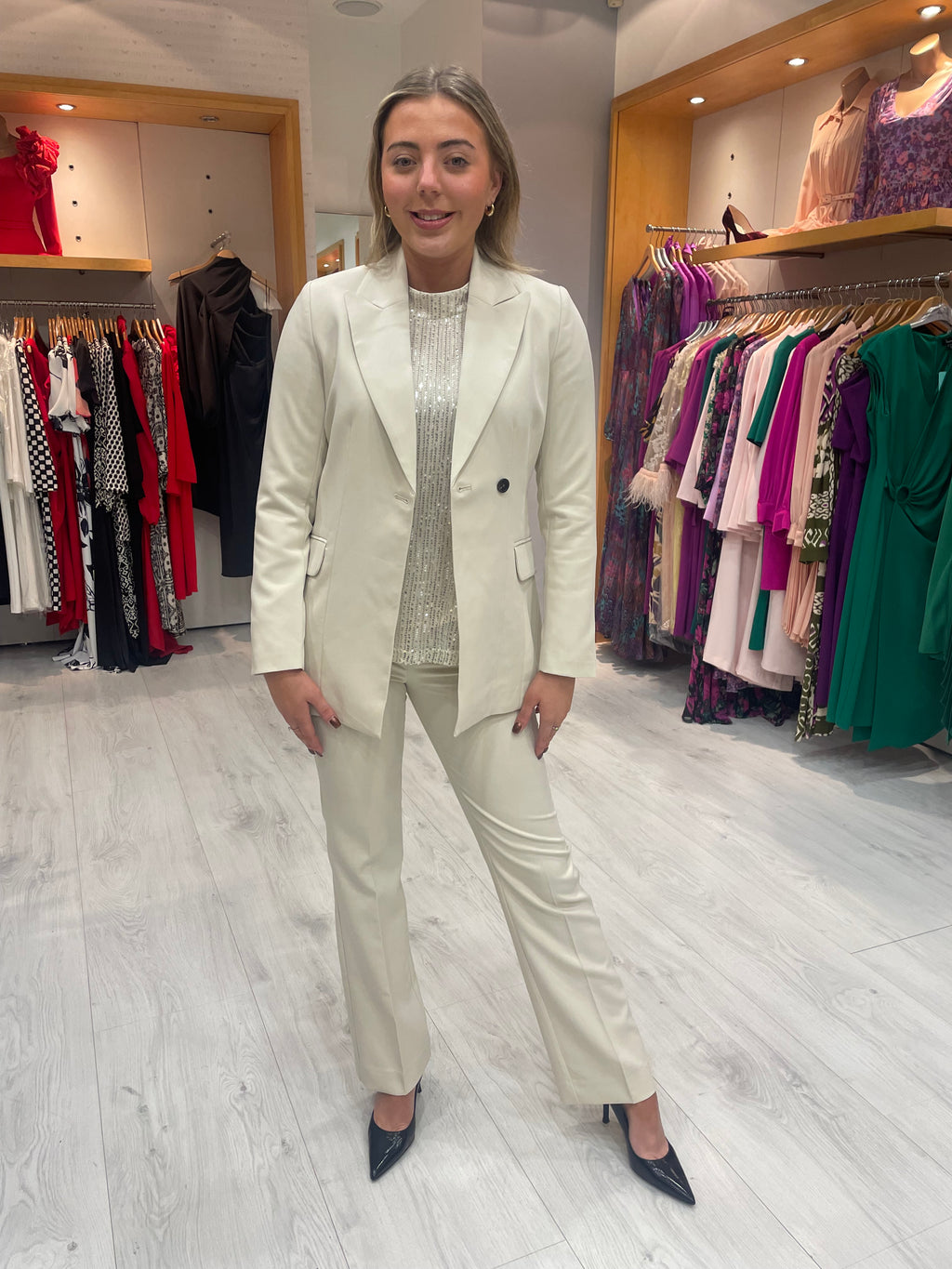 Soaked in Luxury Sandshell Fitted Blazer