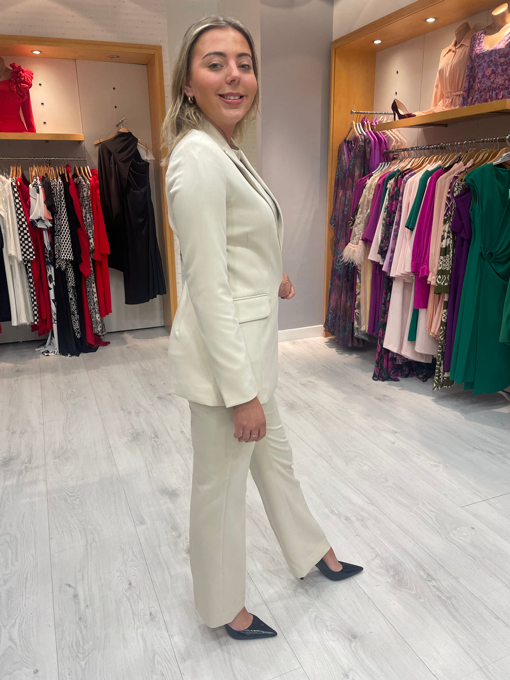 Soaked in Luxury Sandshell Fitted Blazer
