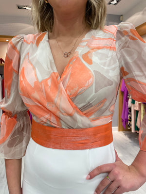 Rolemode Orange Colino Dress
