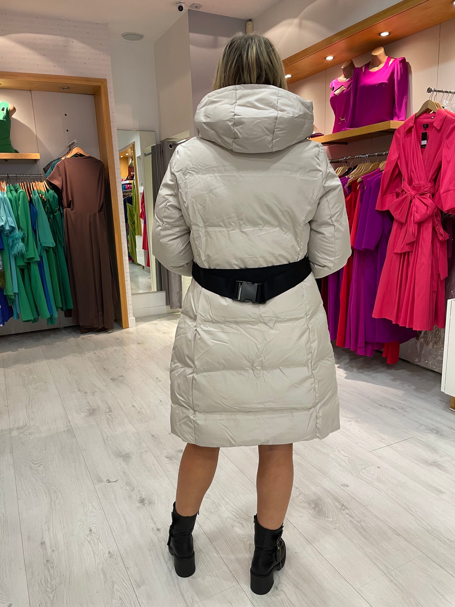 HV Polo Cream Parka Coat