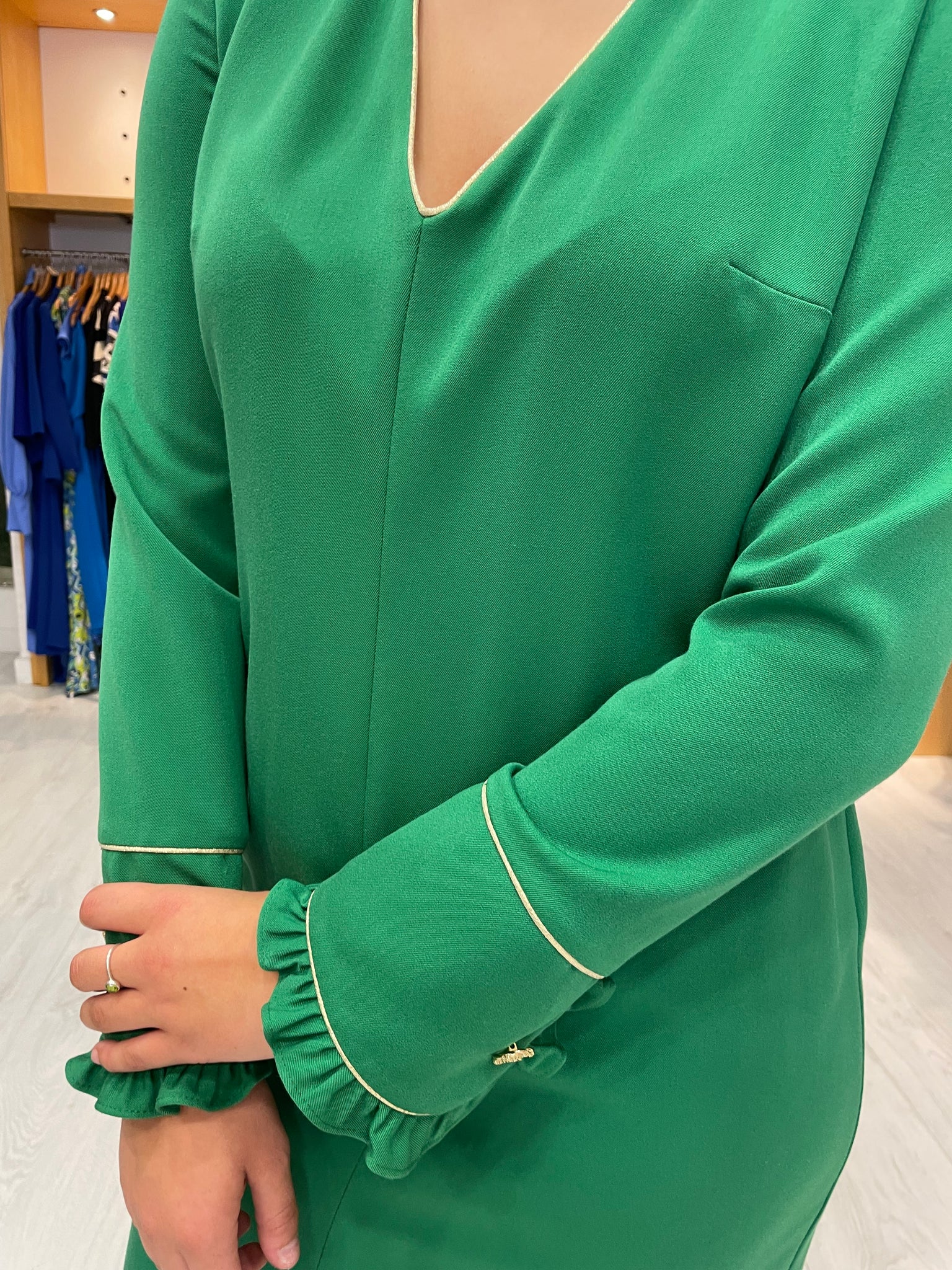 Arggido Green Tunic Dress