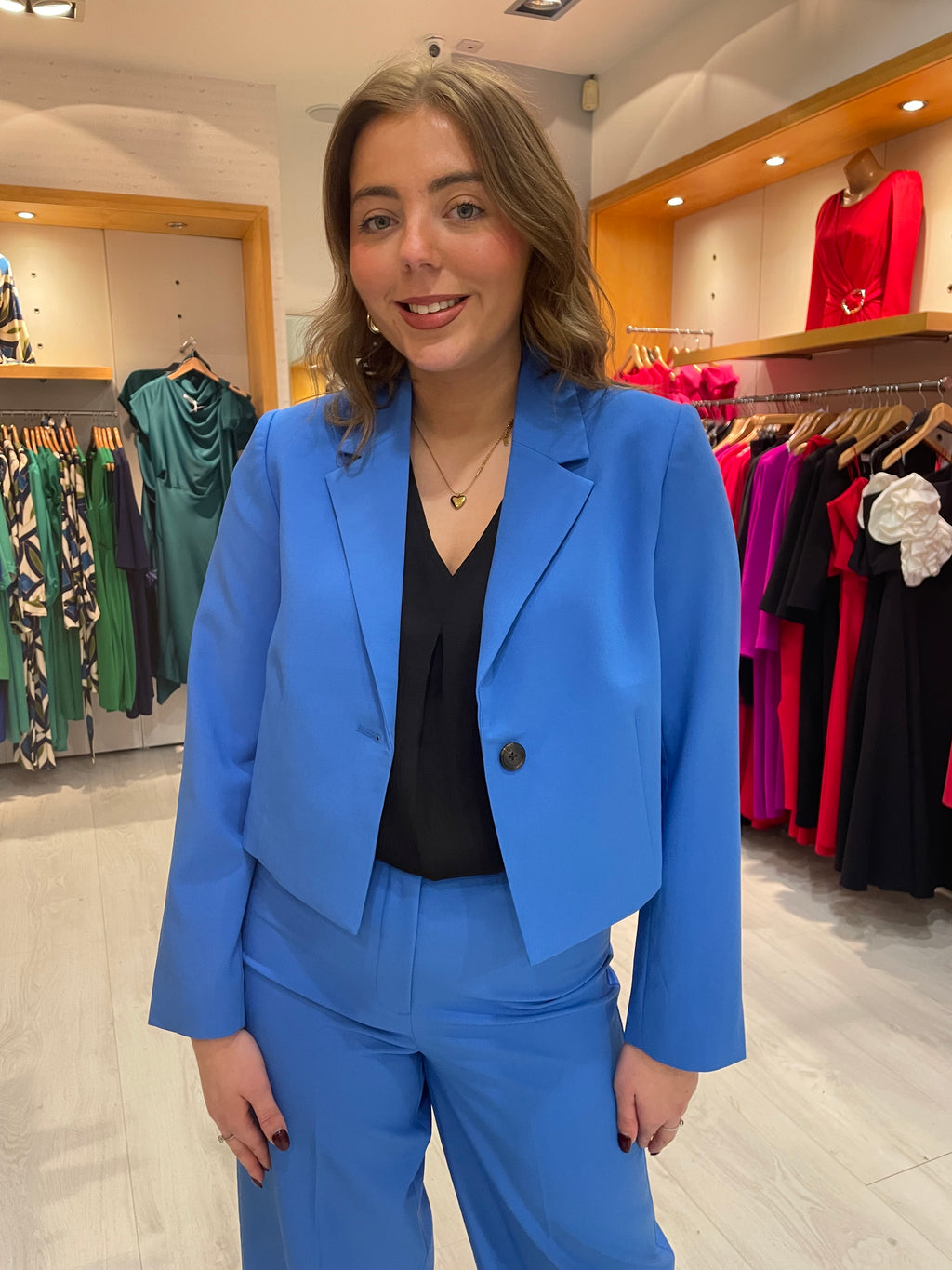 Soaked In Luxury Black Satin Top