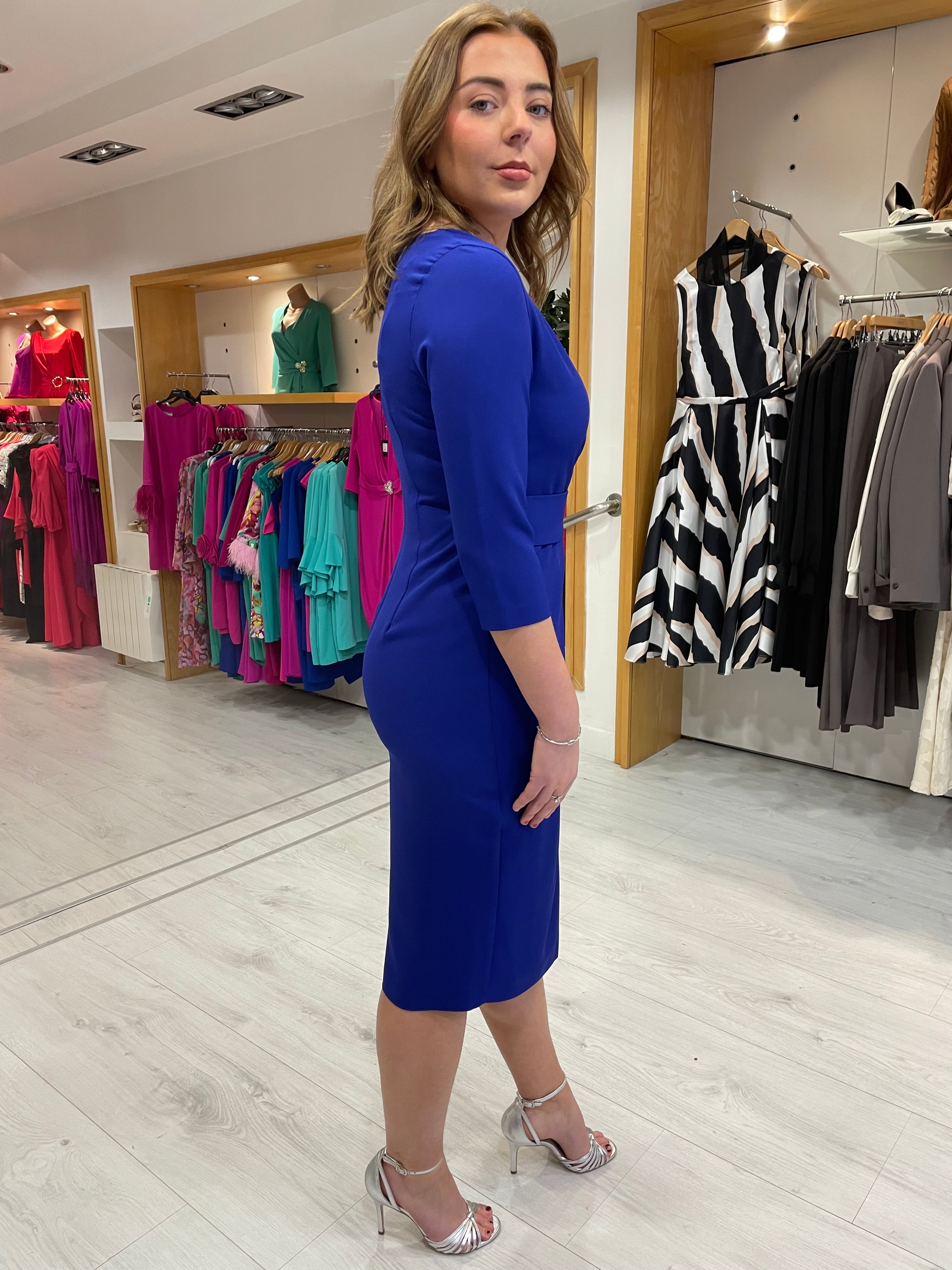 Moncho Heredia Blue Jewel Dress