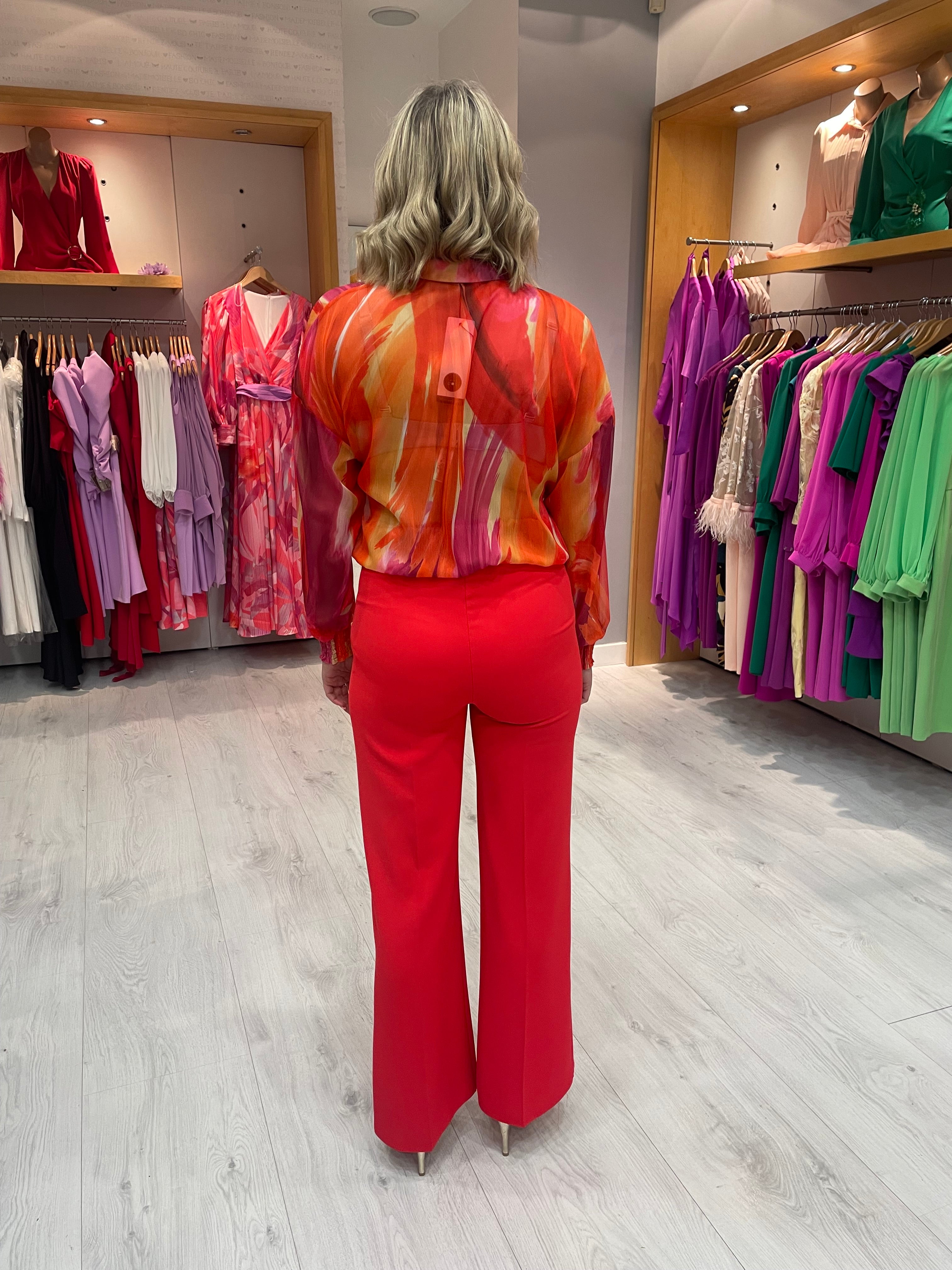 Label Dot Fire Trousers