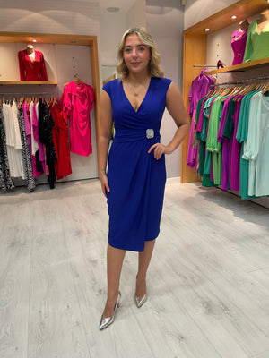 Moncho Heredia Blue Jewel Dress