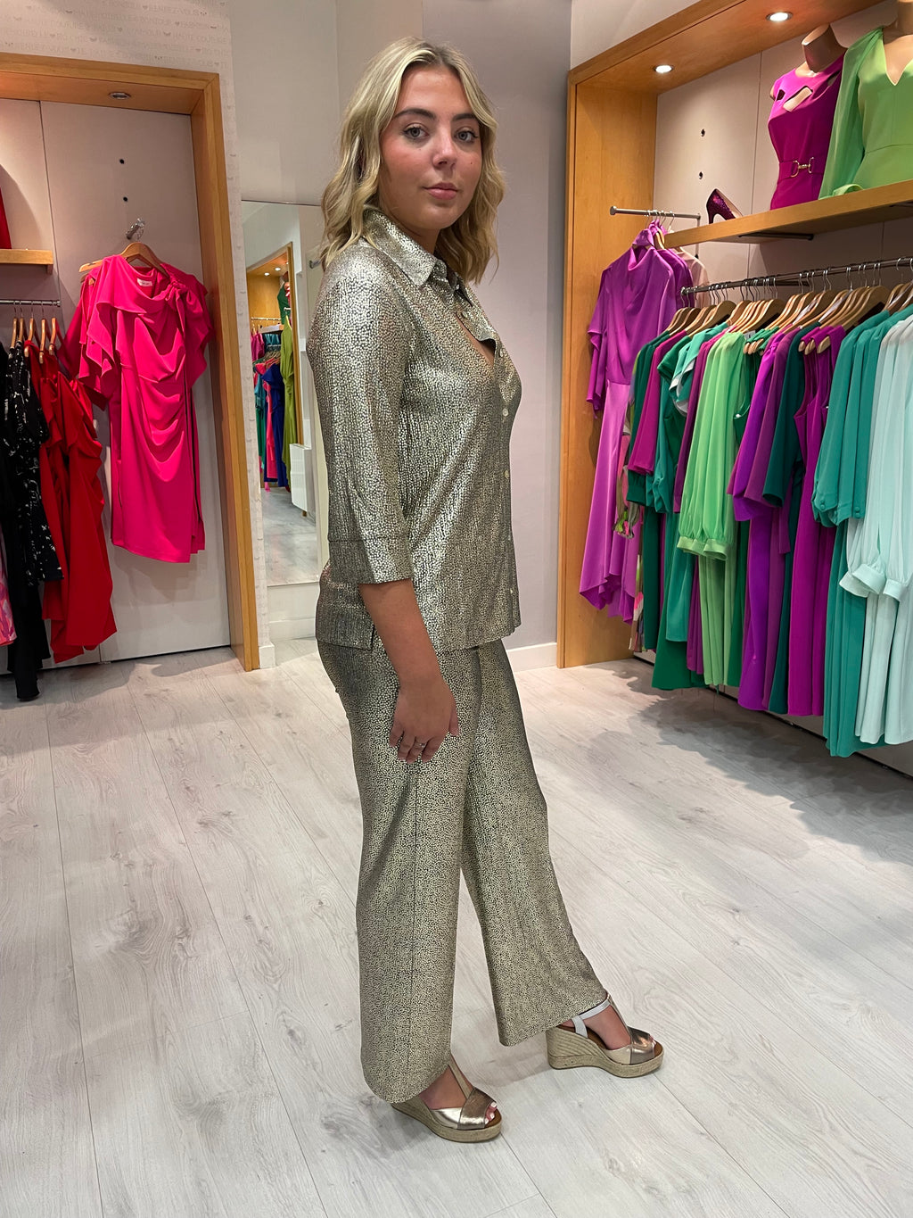 Numph Gold Two Piece Set