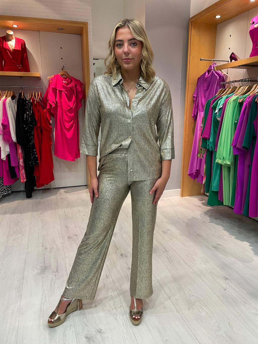 Numph Gold Two Piece Set