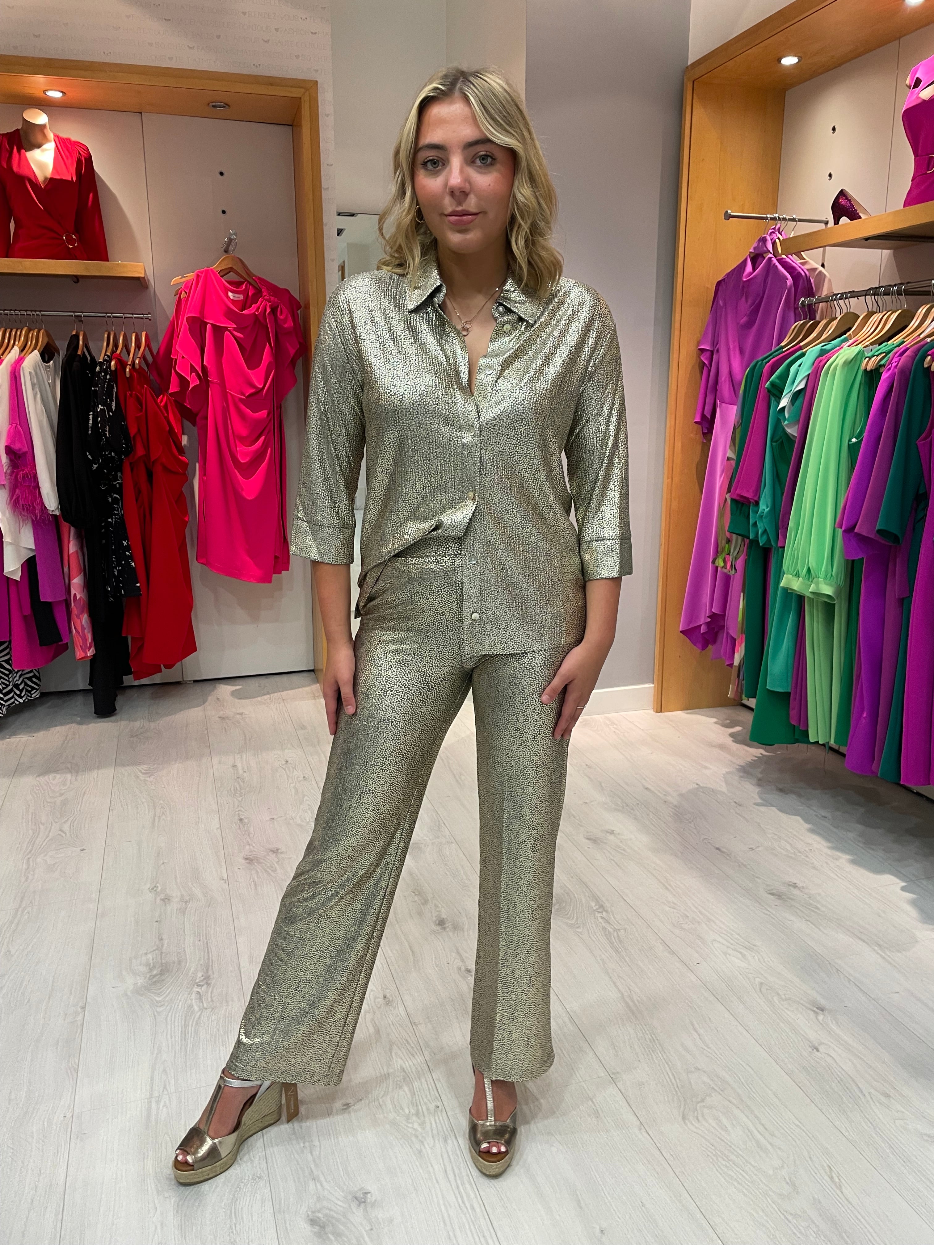Numph Gold Two Piece Set