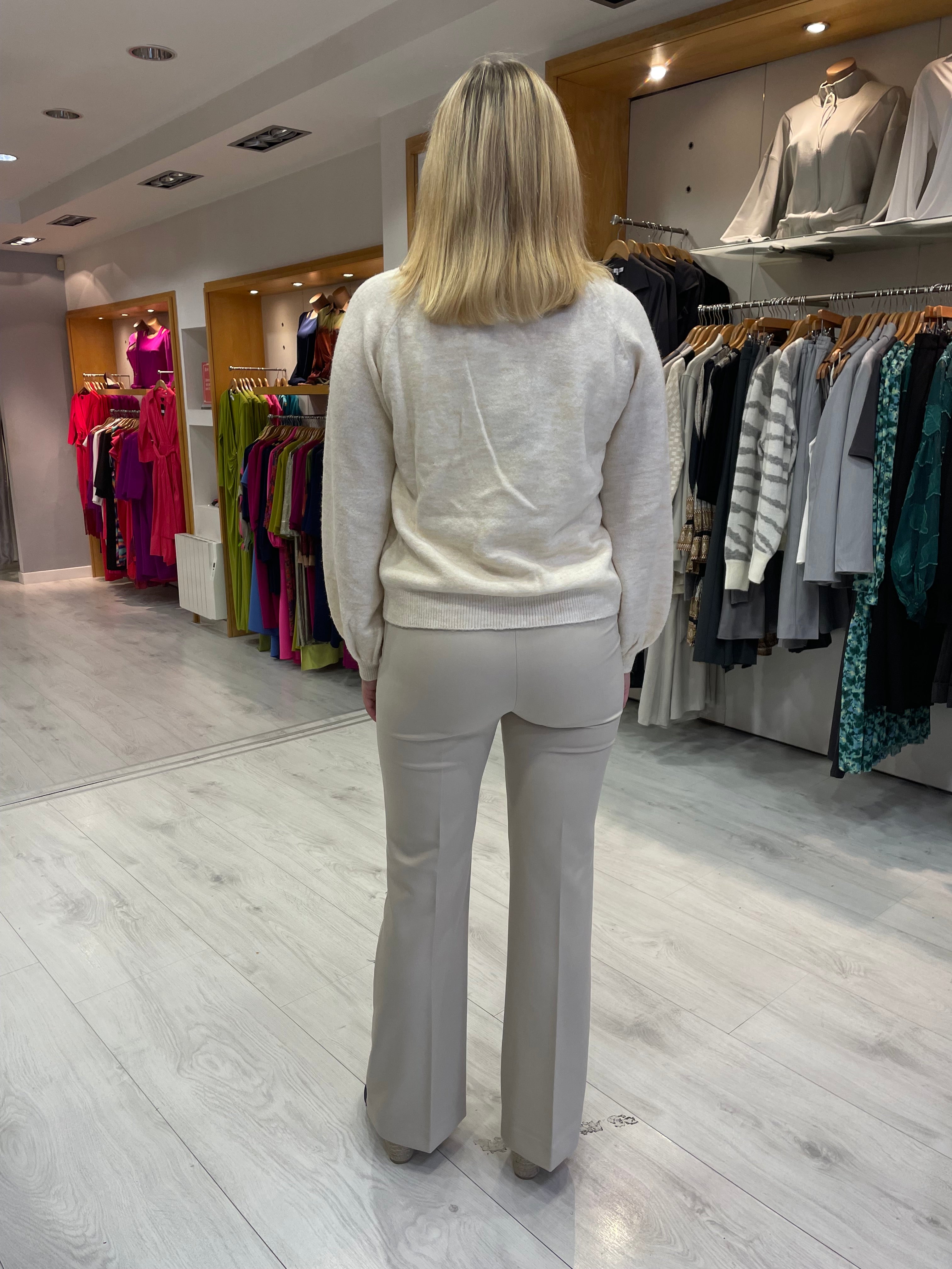St Tropez Cream Knit Cardigan