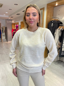 St Tropez Cream Knit Sweater