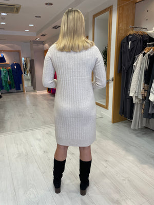 HV Polo Cream Bianca Knit Dress