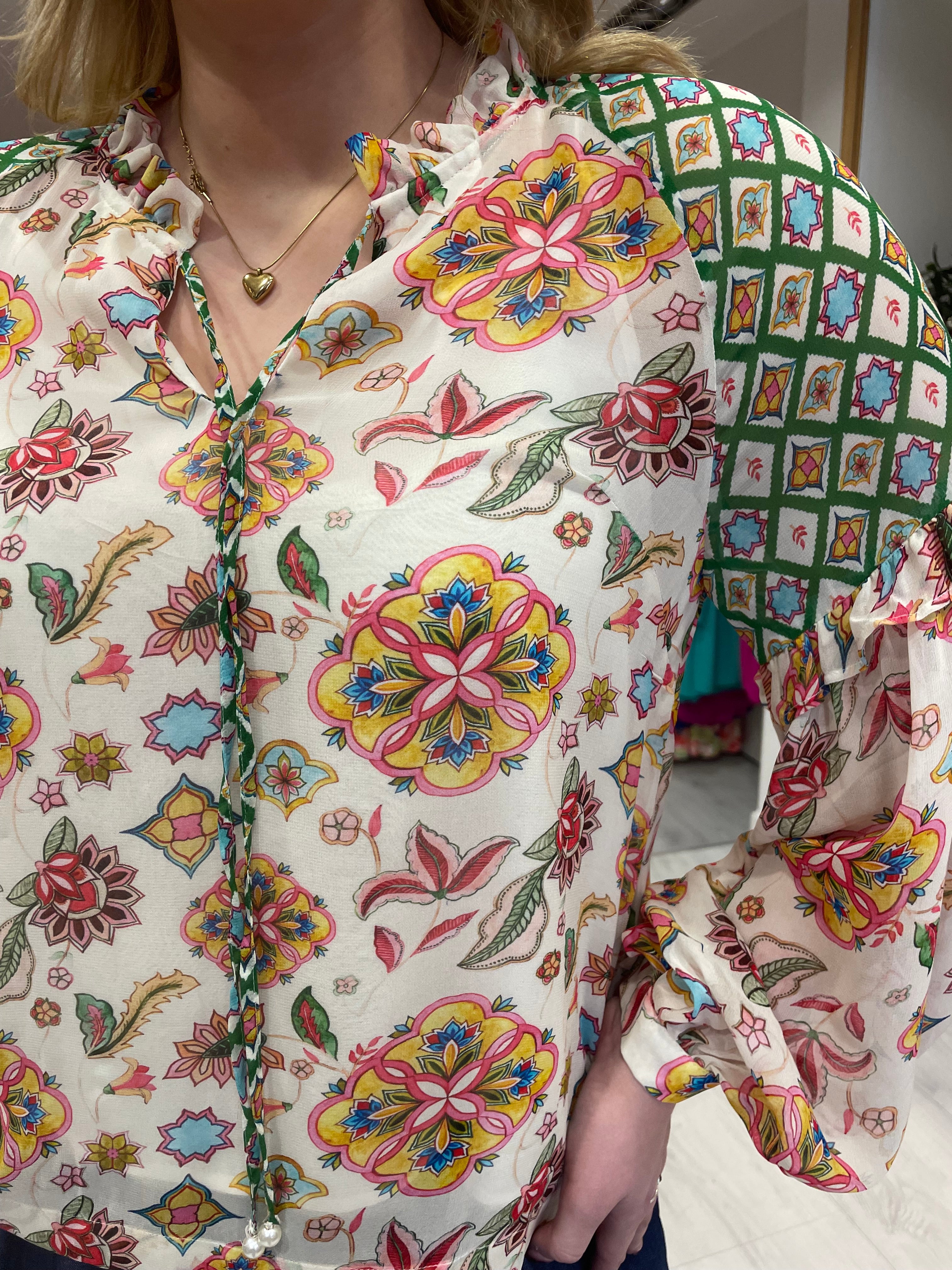 Emily Lovelock Ivory Blouse