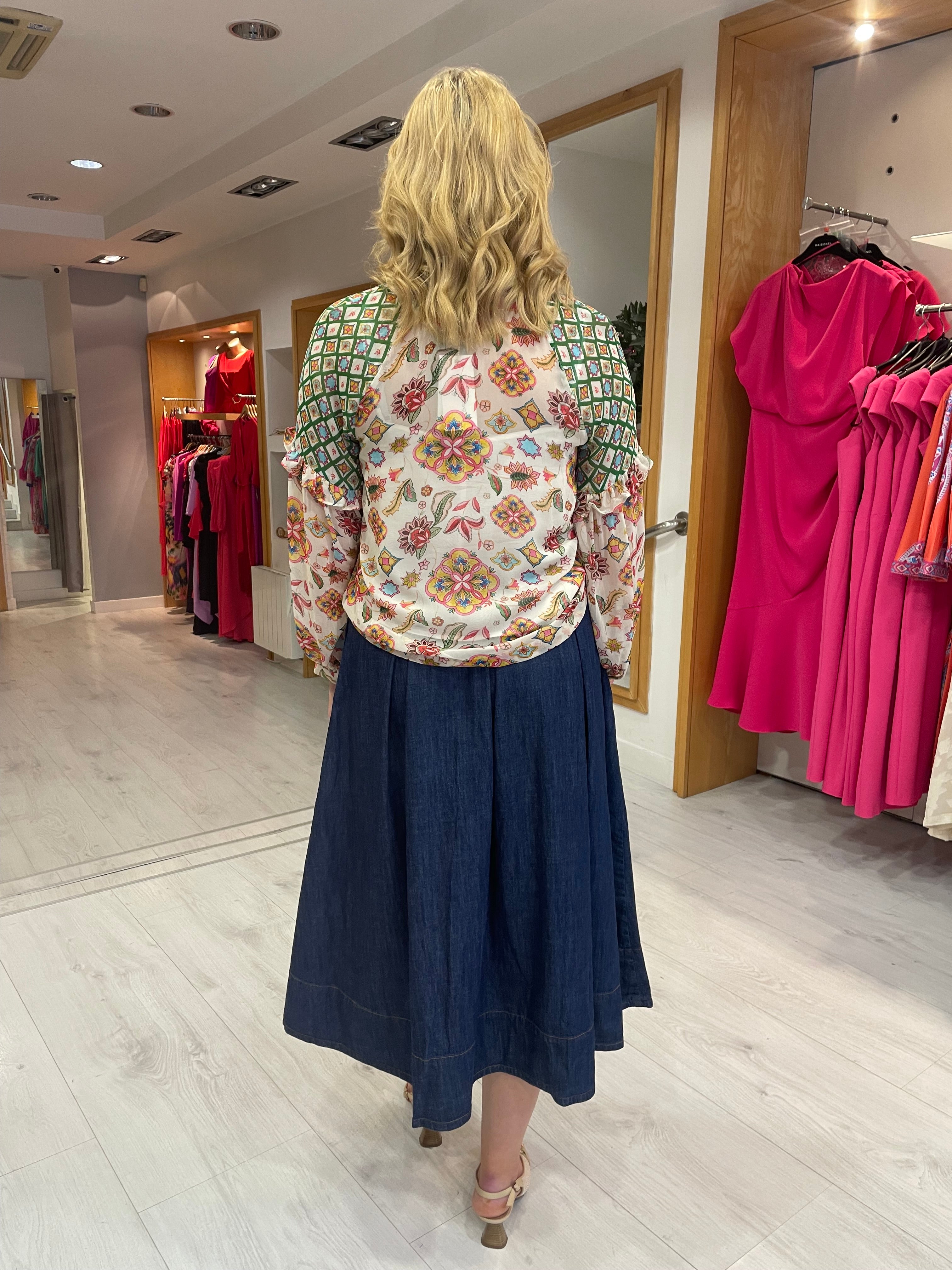 Emily Lovelock Ivory Blouse