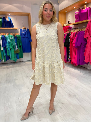 Soaked In Luxury Cream Lucia Dress