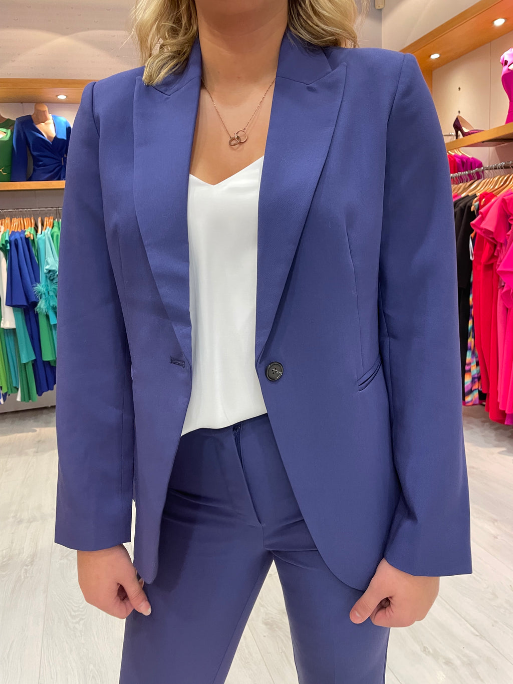Soaked In Luxury Blue Corinne Blazer