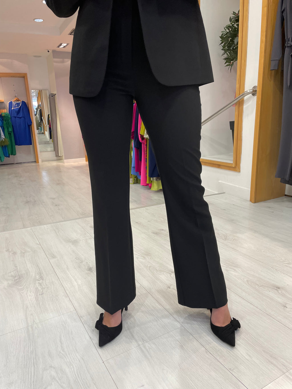 Soaked in Luxury Corinne Black Straight Leg Pants