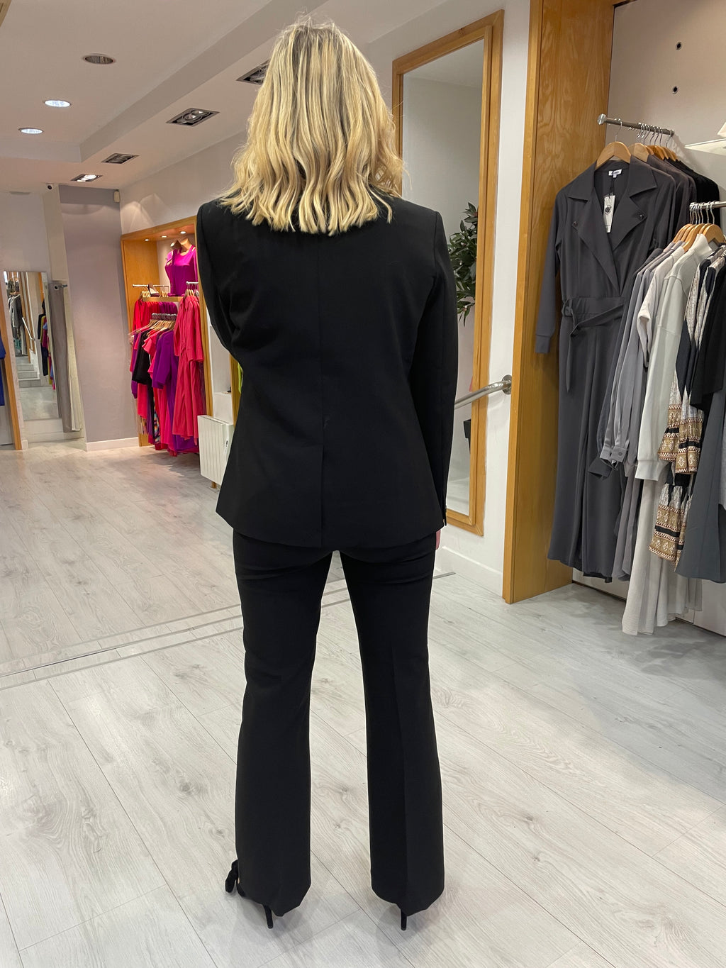 Soaked in Luxury Corinne Black Straight Leg Pants