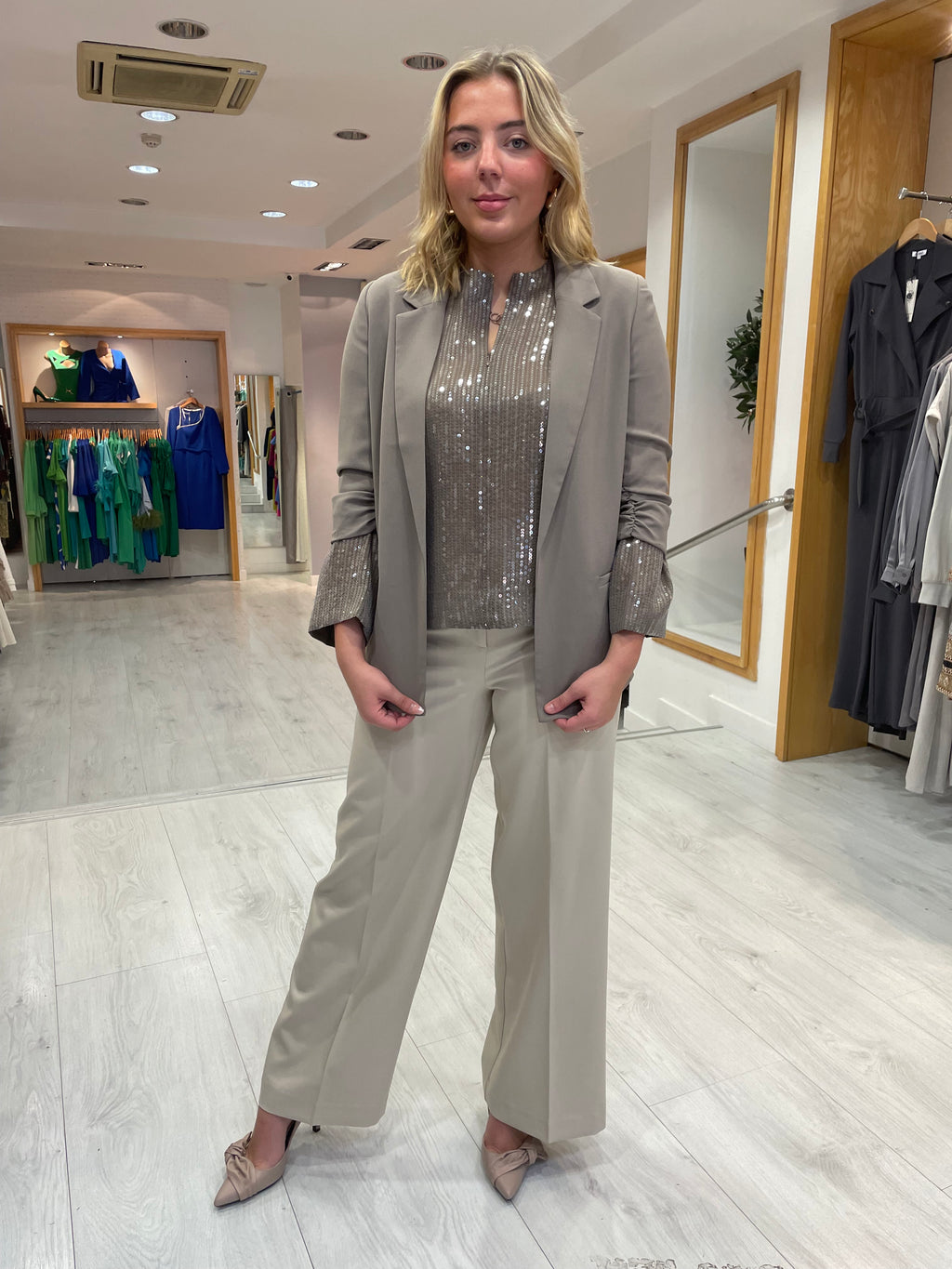 Soaked in Luxury Brindle Shirley Blazer