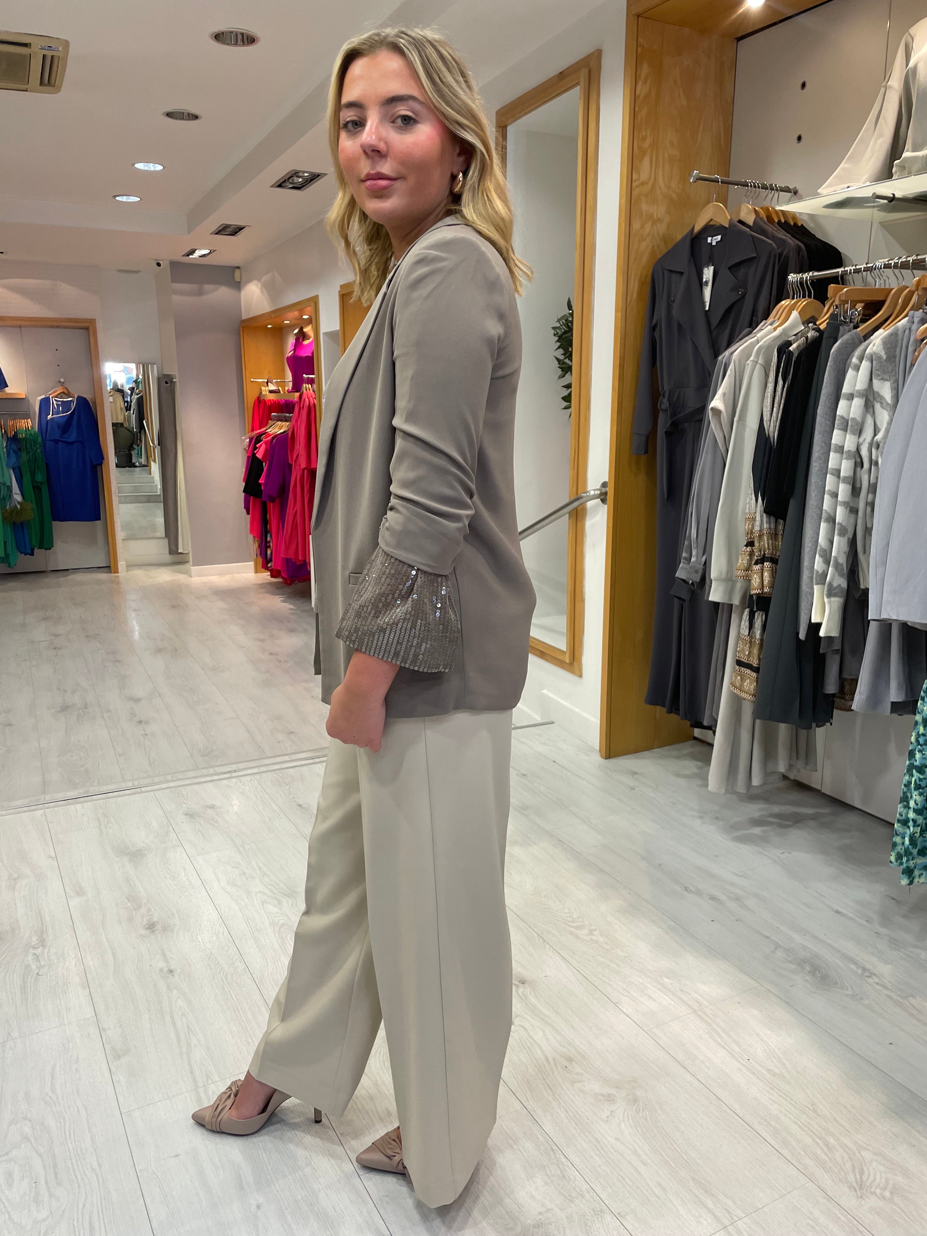 Soaked in Luxury Brindle Shirley Blazer