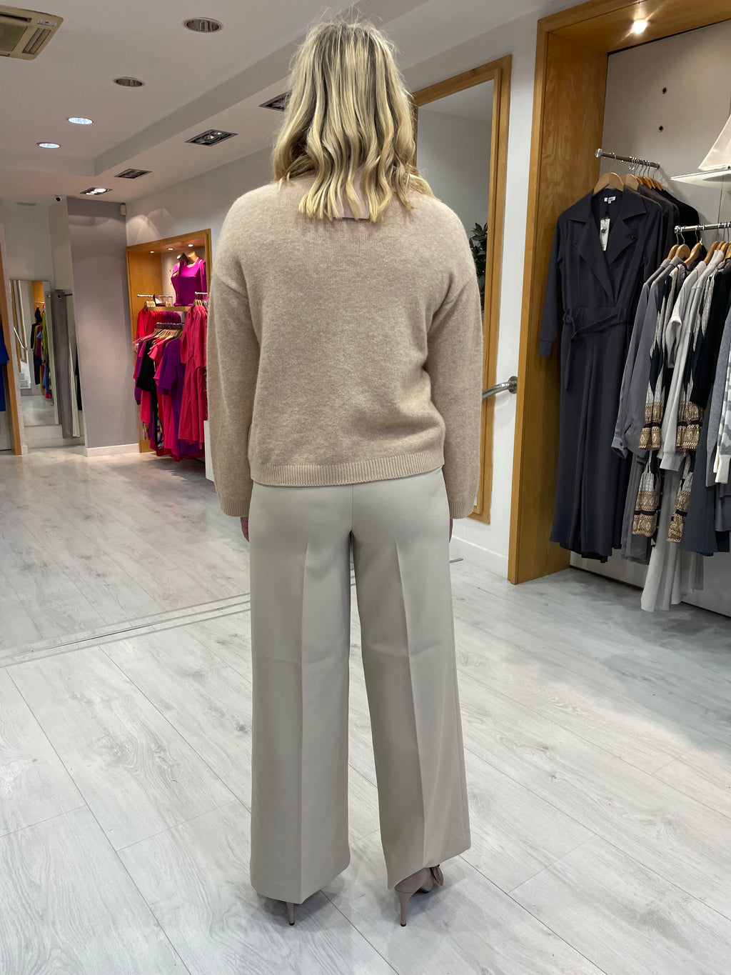Soaked In  Luxury Sand Alpaca Knit Pullover