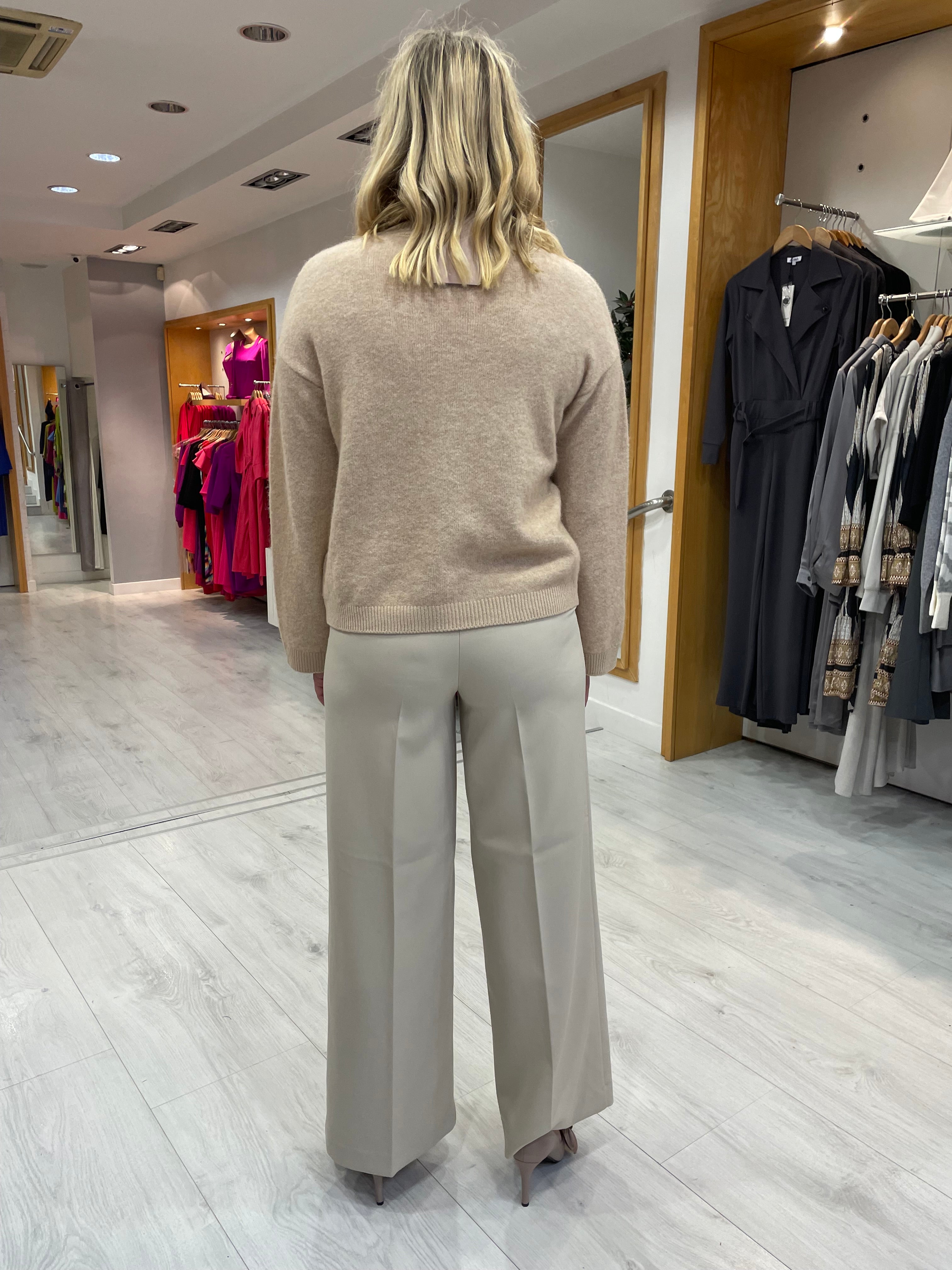 Soaked In  Luxury Sand Alpaca Knit Pullover