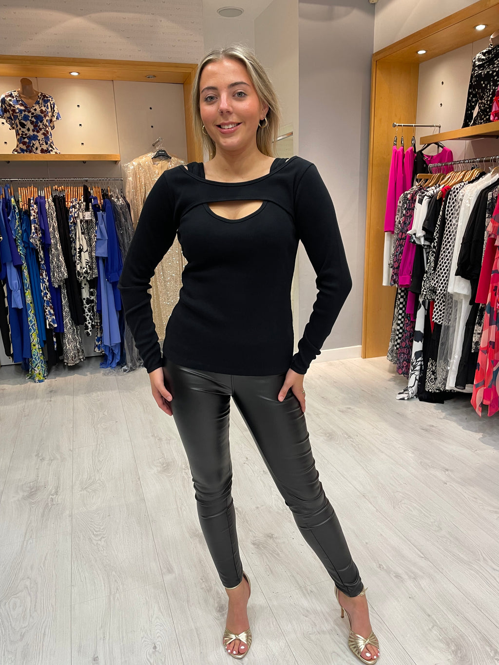 Karen By Simonsen Cut Out Blouse