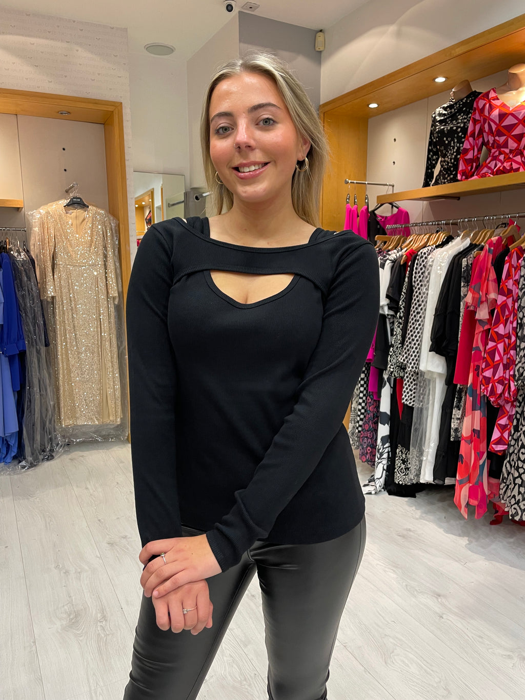 Karen By Simonsen Cut Out Blouse