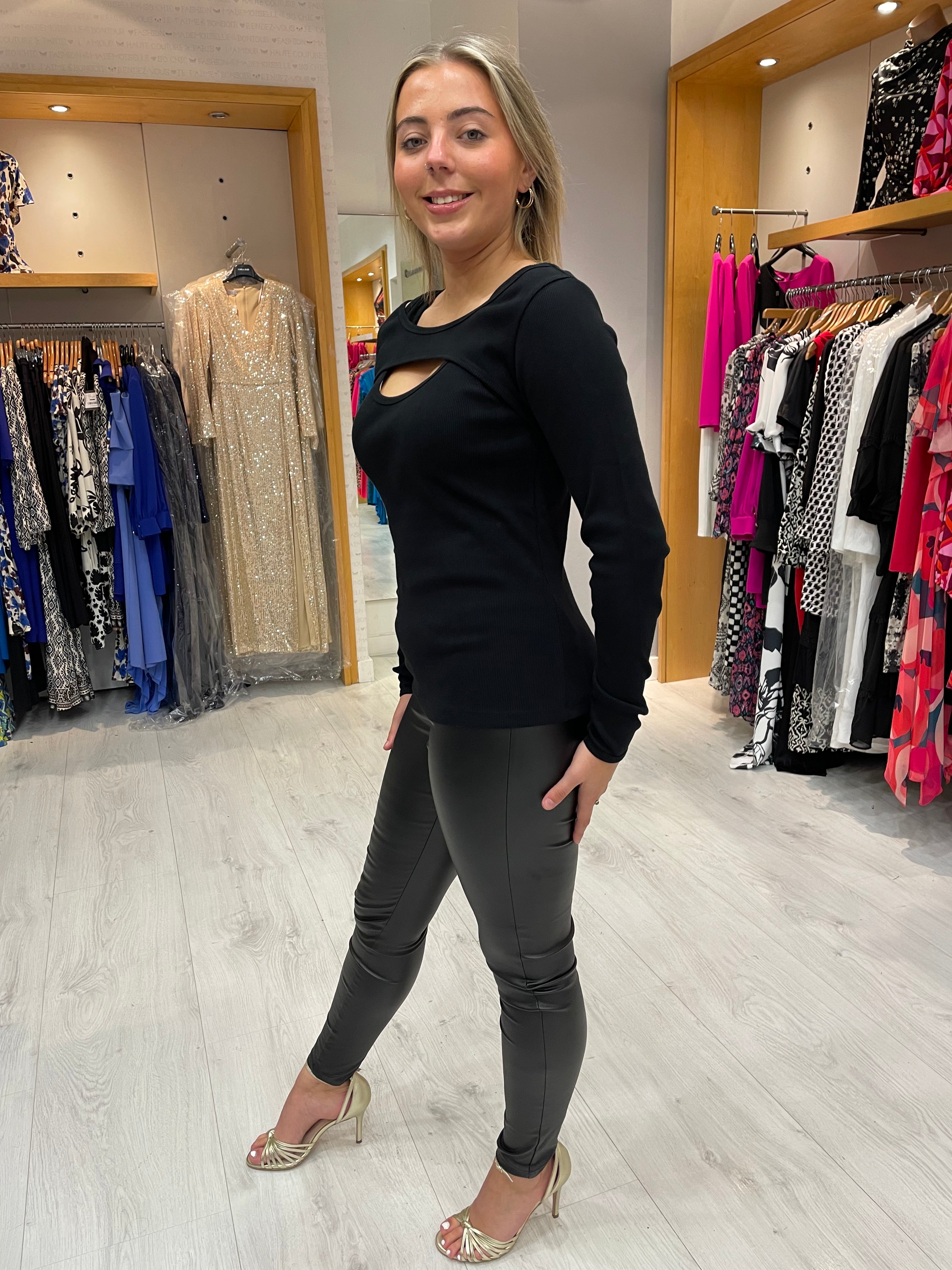 Karen By Simonsen Cut Out Blouse