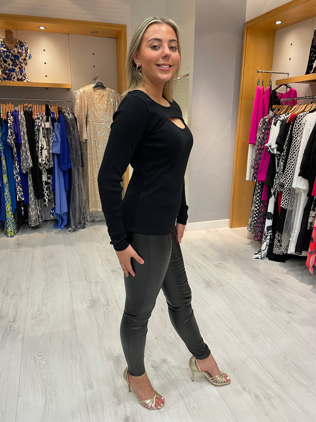 Karen By Simonsen Cut Out Blouse
