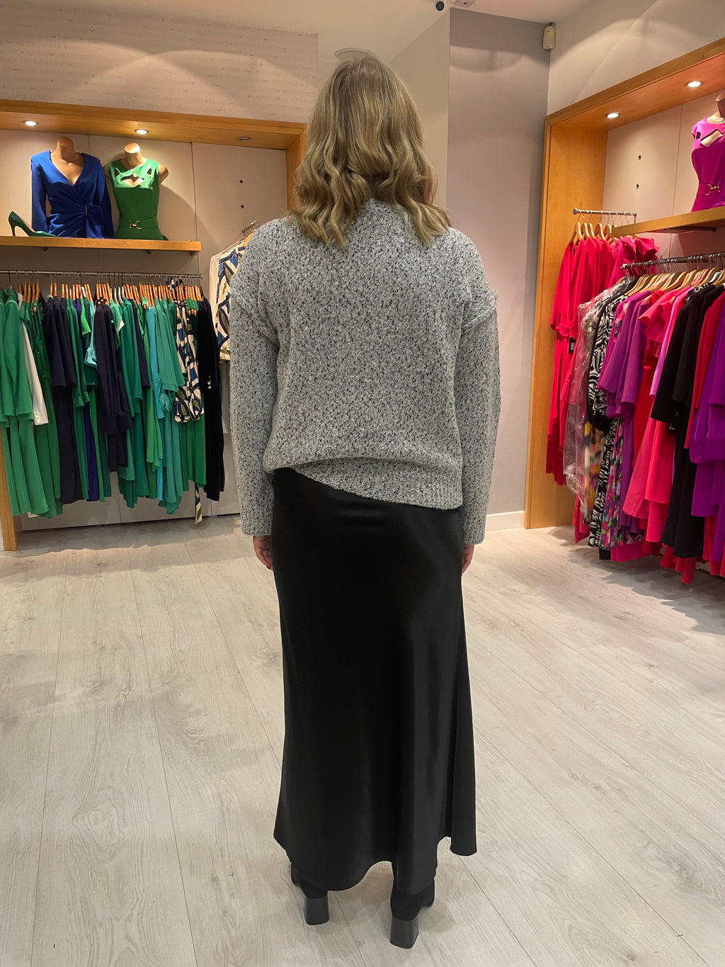 Karen By Simonsen Grey Speckle Jumper