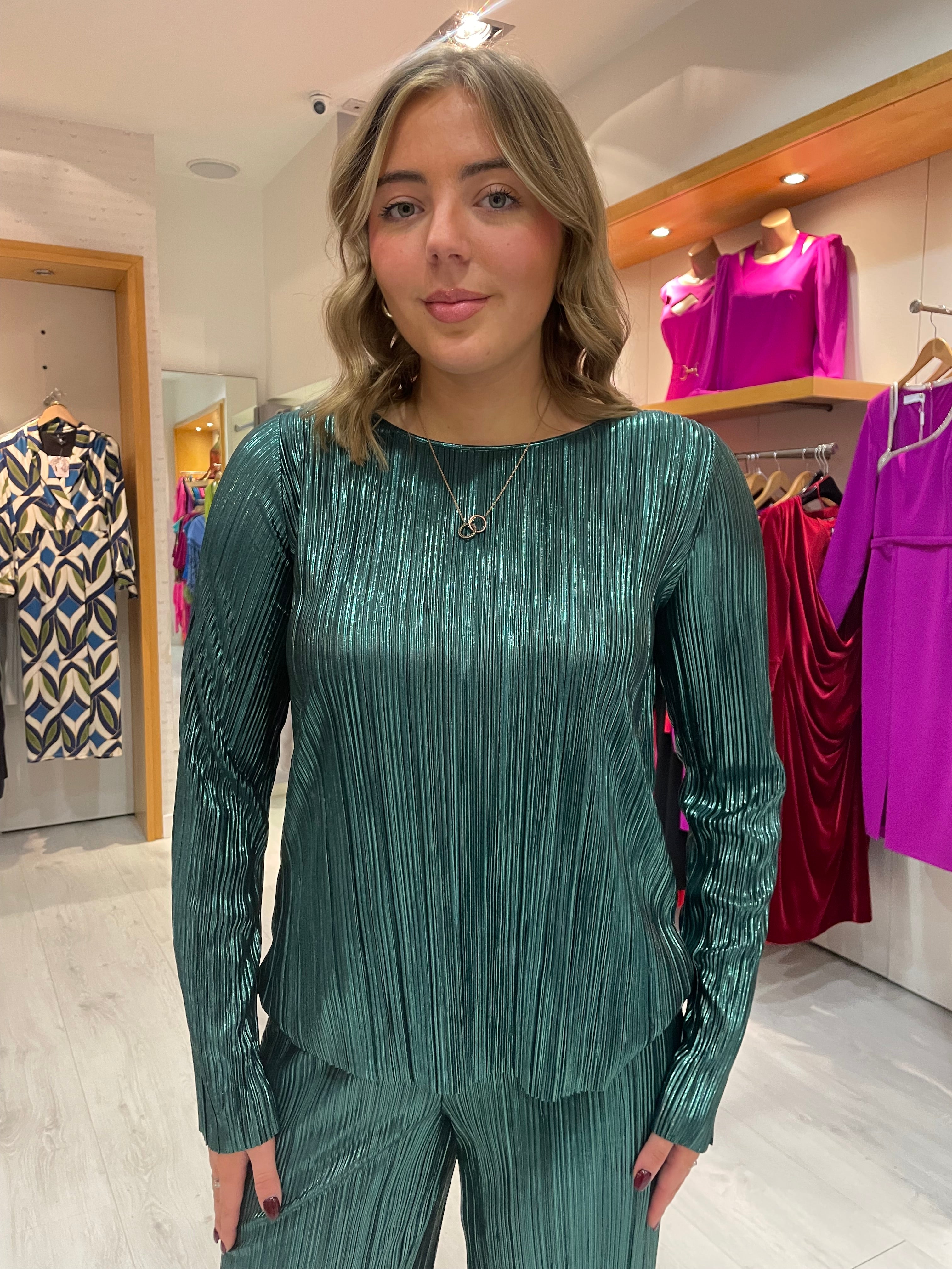 Numph Green Slinky Co-Ord Set