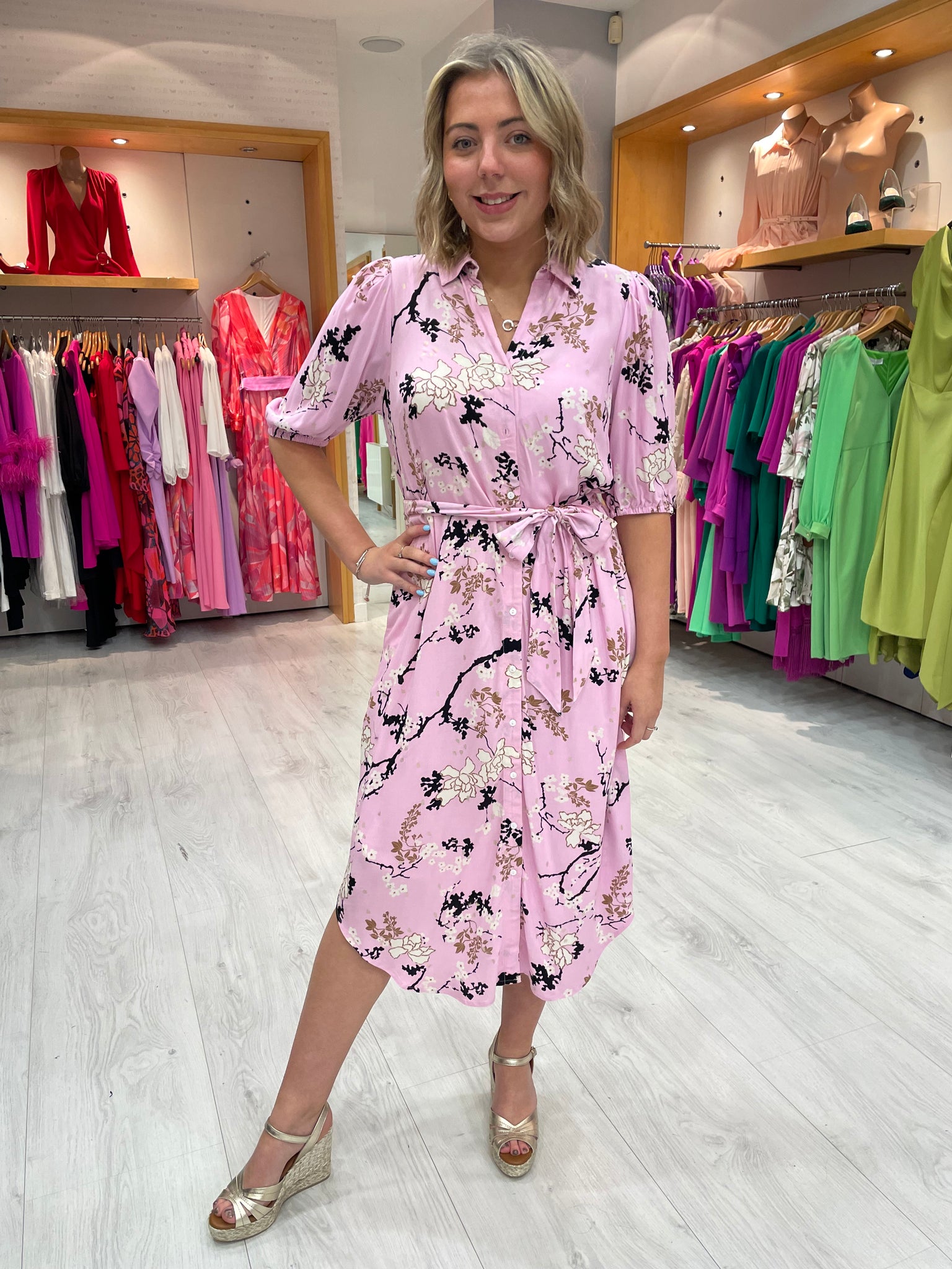 Numph Caitlin Rose Shirt Dress – Ruby Nu Boutique